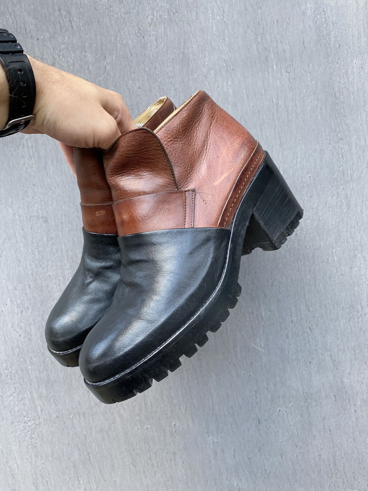 Maison Margiela Maison Martin Margiela MM6 leather ankle Boots size 40 Size US 9 / IT 39 - 3 Thumbnail