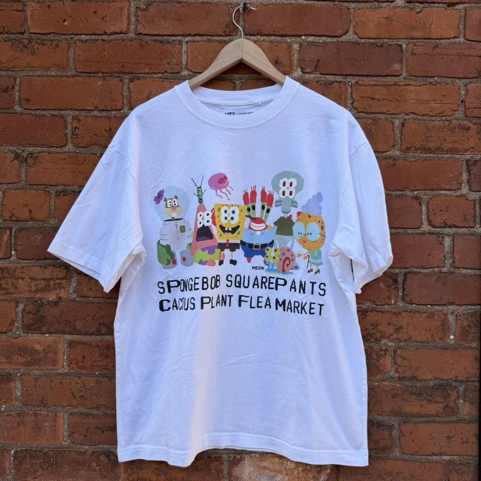 Uniqlo Uniqlo spongebob squarepants cactus plant flea market tshirt Size US L / EU 52-54 / 3 - 1 Thumbnail