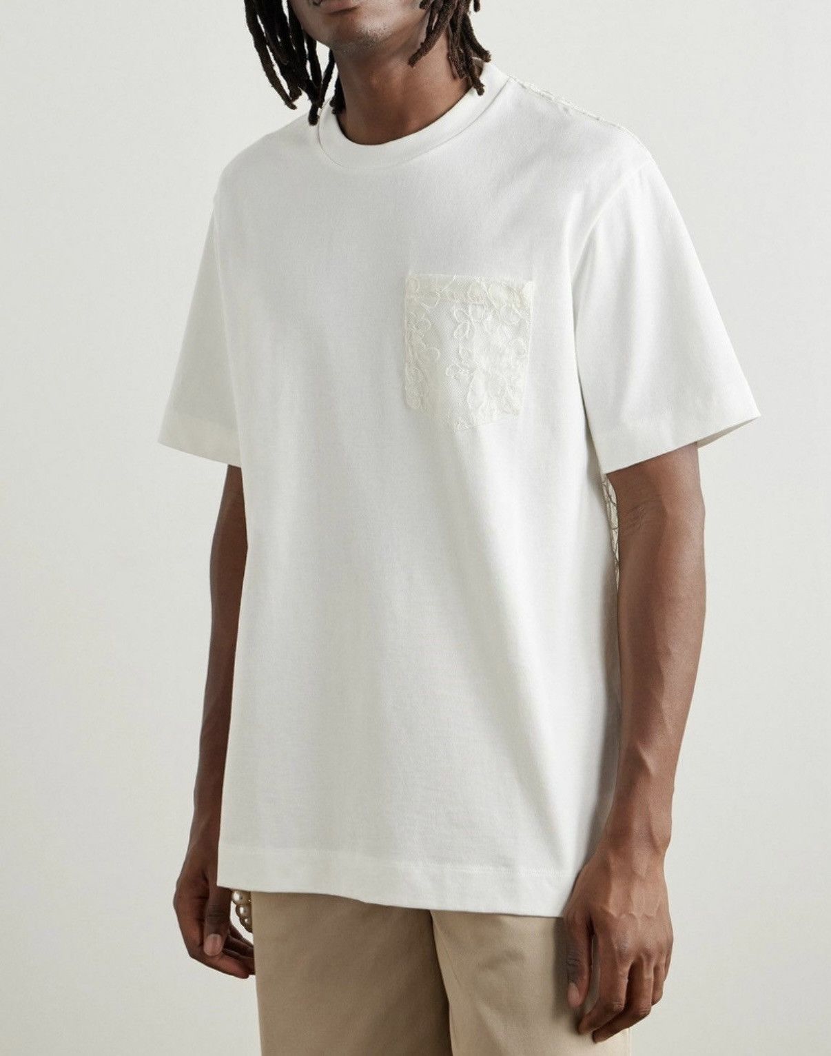 Simone Rocha SIMONE ROCHA Lace Panel Tee Jersey Top Size US S / EU 44-46 / 1 - 2 Thumbnail