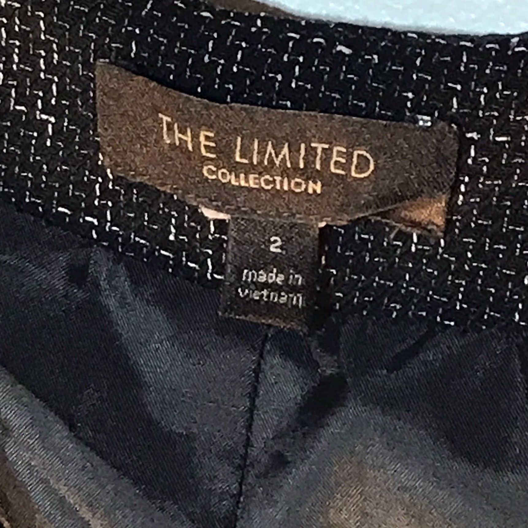 Vintage The Limited Collection Houndstooth Pencil Dress Womens Size 2 Black/White Strappy Sleeveless Size XS / US 0-2 / IT 36-38 - 2 Thumbnail