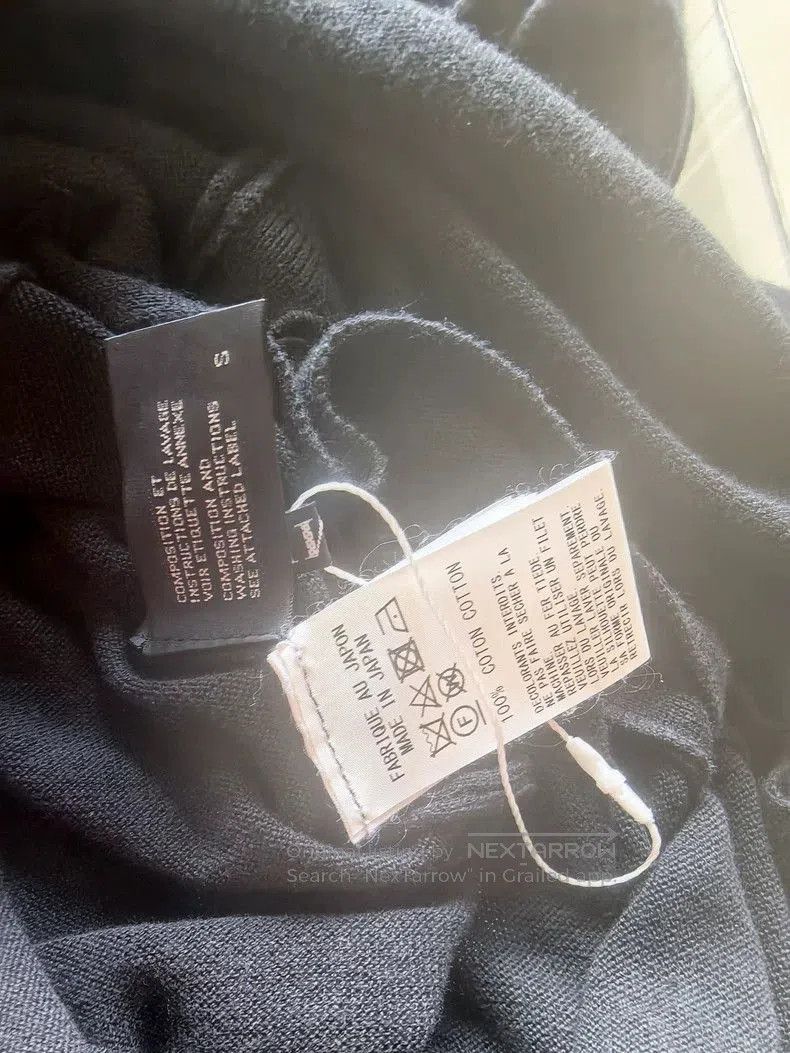 Yohji Yamamoto Yohji Yamamoto Black Long Sleeve Top Size US M / EU 48-50 / 2 - 6 Thumbnail