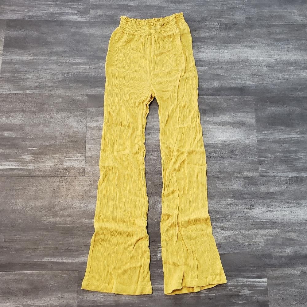 Other Mustard High Waisted LoveTree Bikini Cover Up Pant Size ONE SIZE - 1 Thumbnail