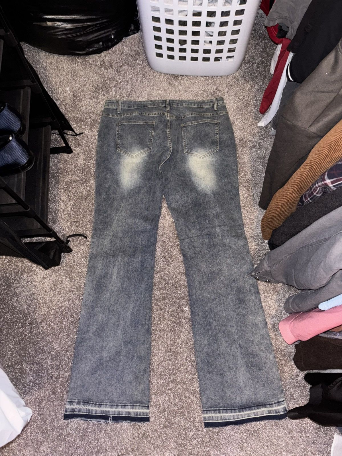 Fashion Nova Distressed blue jeans Size US 42 / EU 58 - 2 Thumbnail
