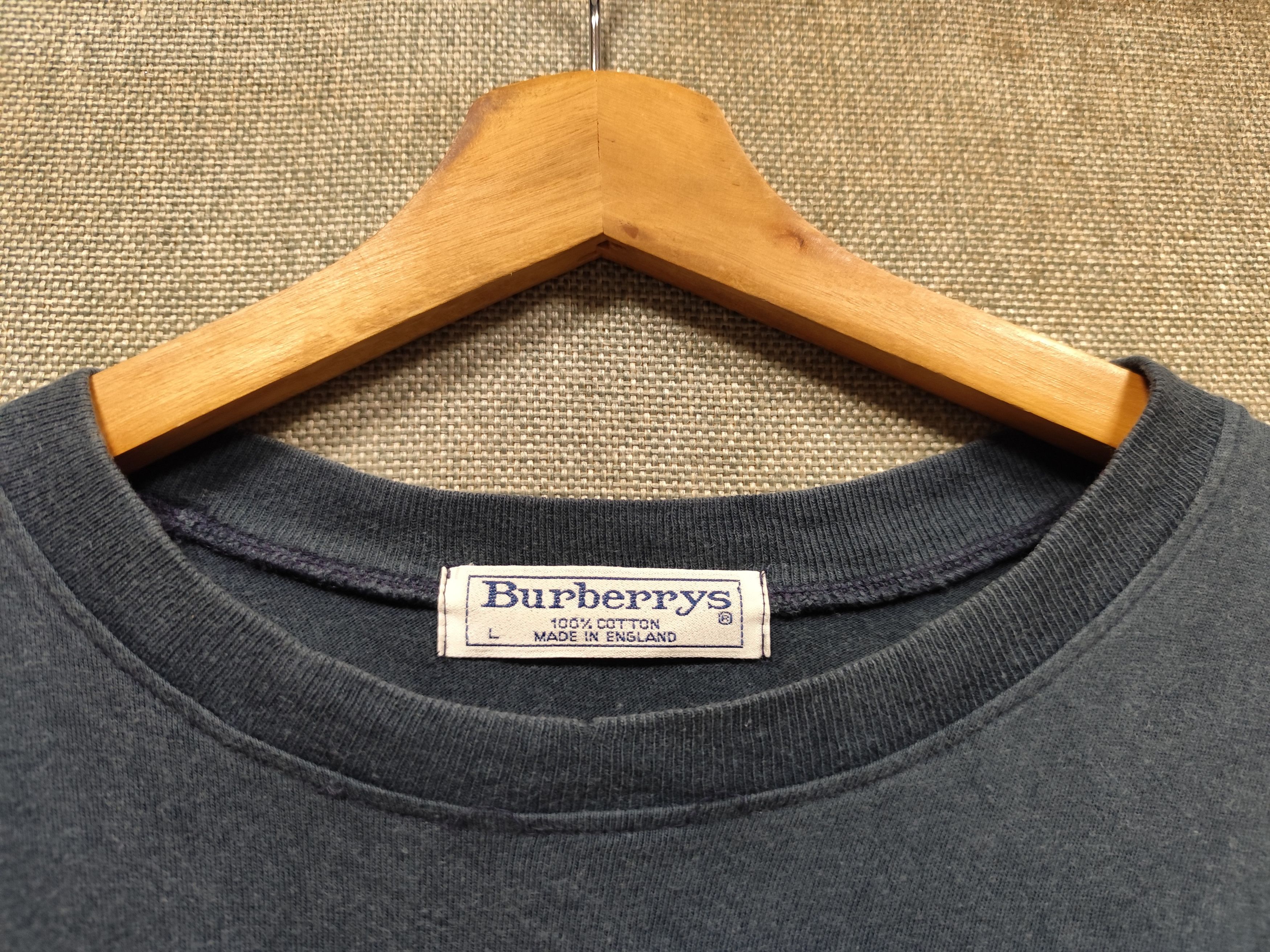 Burberry × Burberry Prorsum × Vintage Vintage 90s t shirt burberrys of london embroidery Size US XXL / EU 58 / 5 - 2 Thumbnail