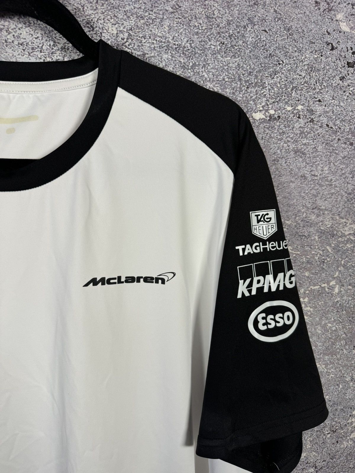 Formula 1 × Honda × Malcolm McLaren McLaren Racing Team Honda F-1 Formula 1 Jersey White XL size Size US XL / EU 56 / 4 - 6 Thumbnail