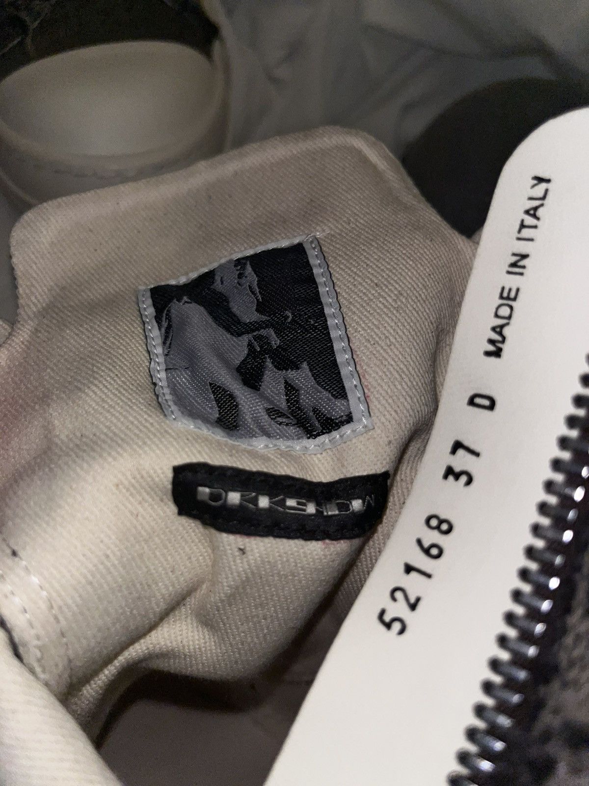 Rick Owens Drkshdw Rick Owen’s DRKSHDW Slashed Denim Size US 7 / IT 37 - 7 Thumbnail