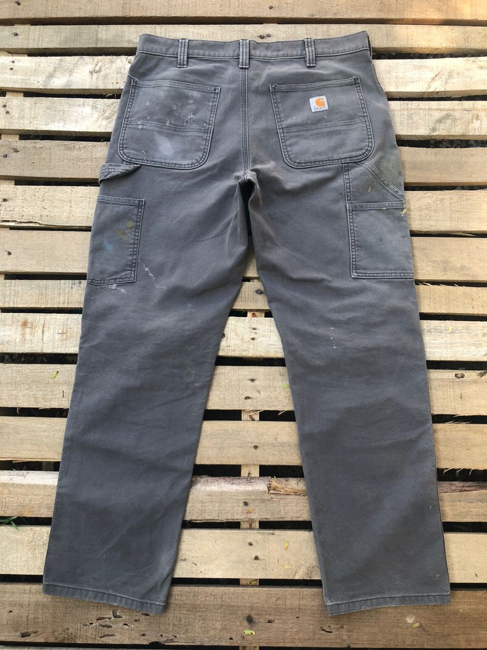 Carhartt Vintage Carhartt Double Knee Pants Paint Distressed Size US 34 / EU 50 - 2 Thumbnail
