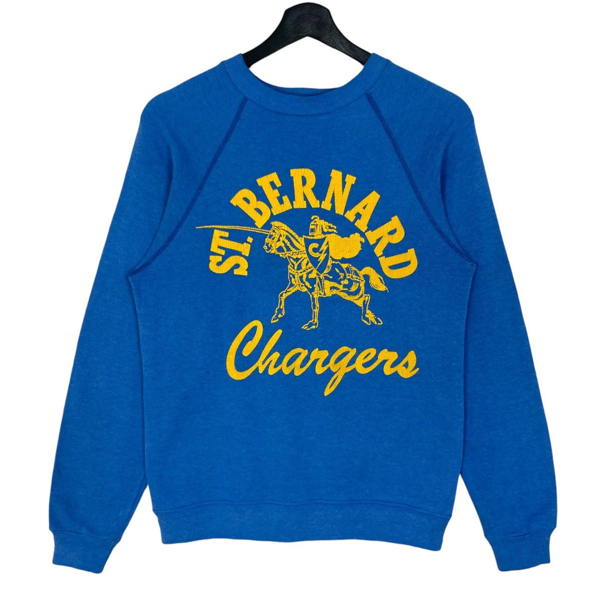 Vintage Vintage 80s Hanes St.Bernard Sweatshirt Cowboy Crewneck Size US S / EU 44-46 / 1 - 1 Thumbnail