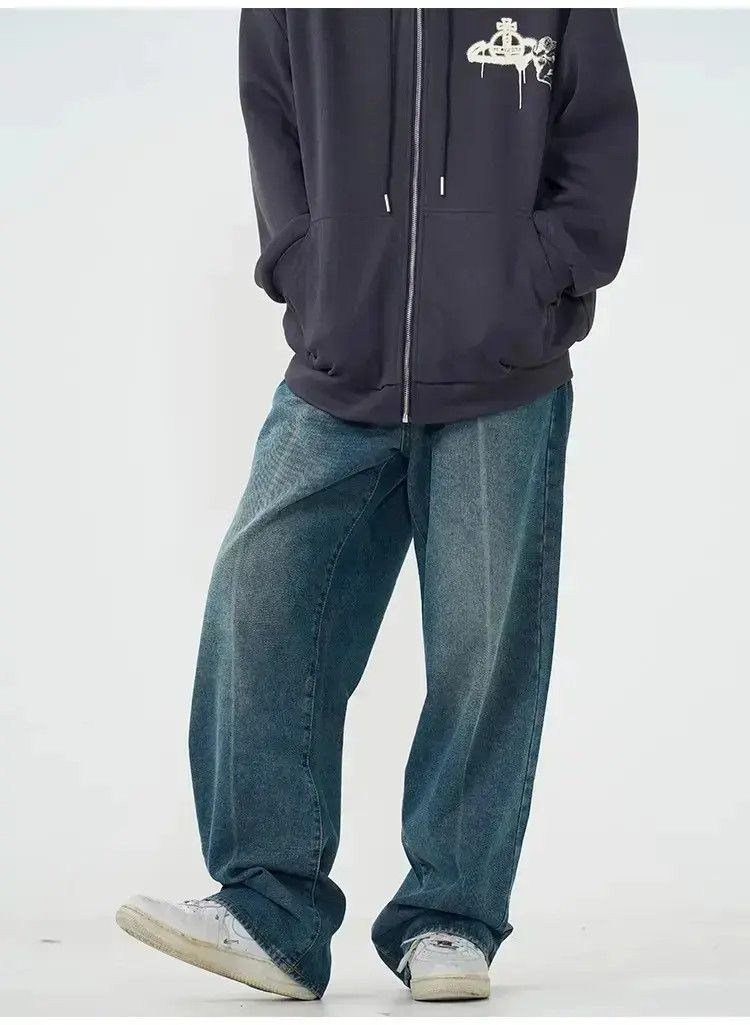 Japanese Brand Street Loose and Handsome Jeans Size US 32 / EU 48 - 6 Thumbnail