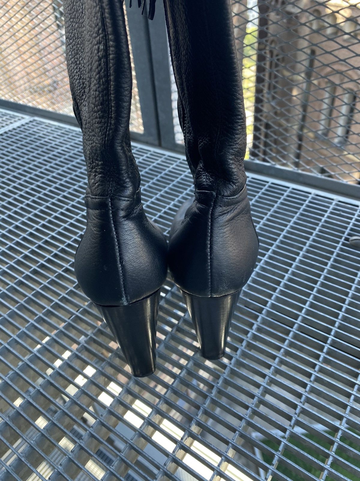 Miu Miu Miu Miu Leather Knee Length Boots Size US 10 / IT 40 - 13 Thumbnail