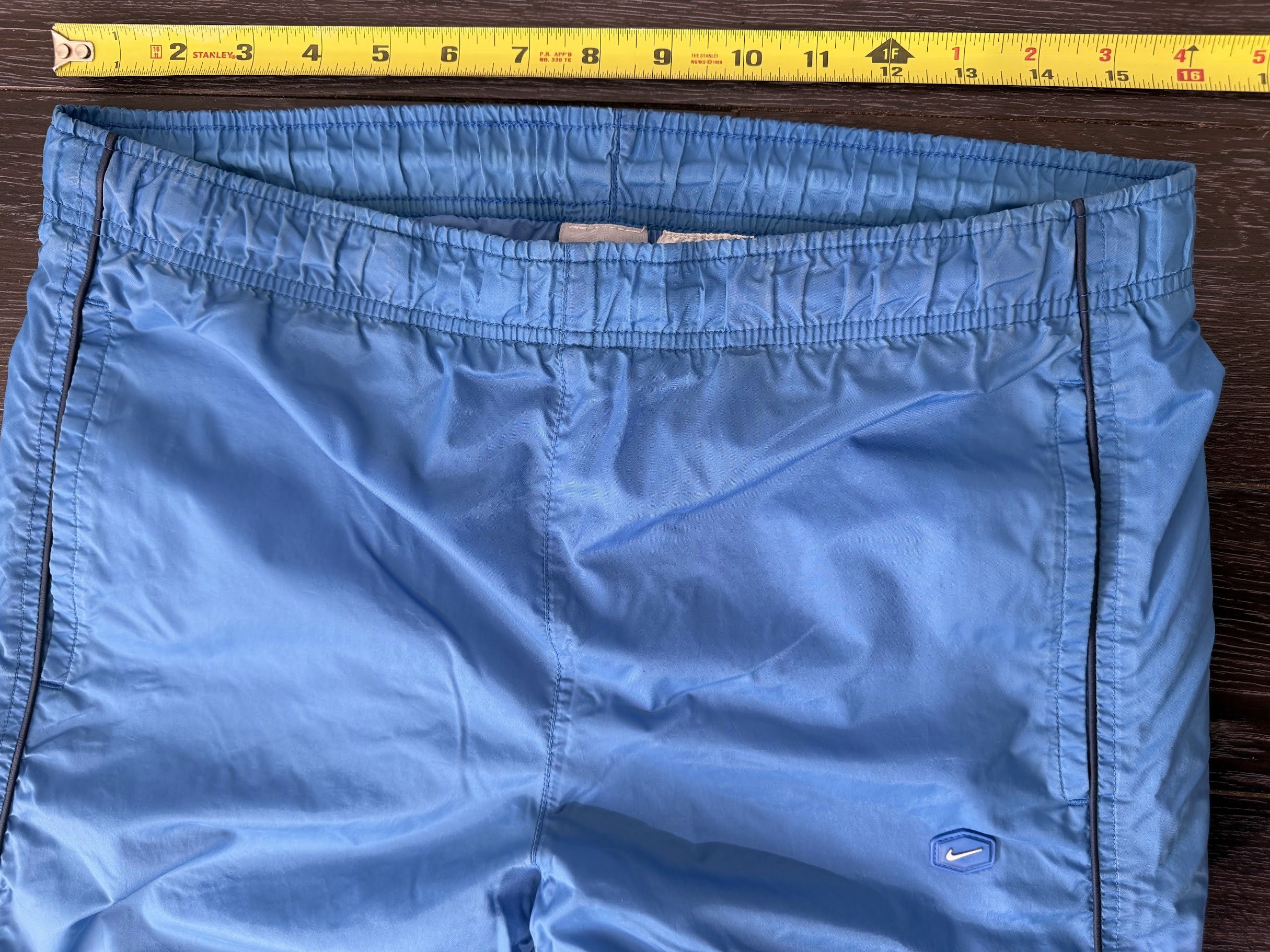 Nike Nike - Air Mens Blue Nylon Trackies Size US 32 / EU 48 - 4 Thumbnail