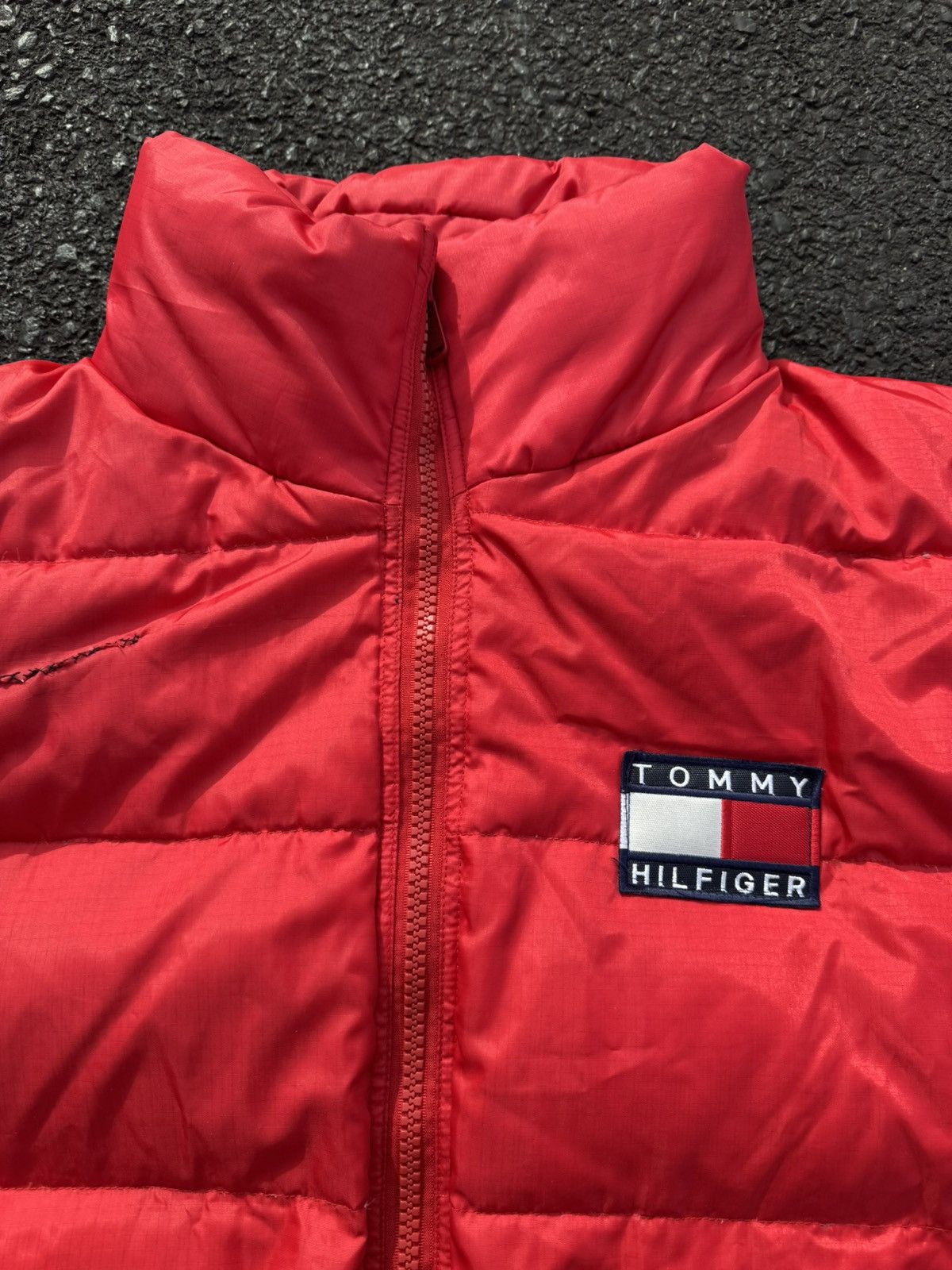 Tommy Hilfiger × Vintage Tommy Hilfiger 90’s Hip Hop Rap Puffer Bubble Jacket Coat Size US XL / EU 56 / 4 - 3 Thumbnail