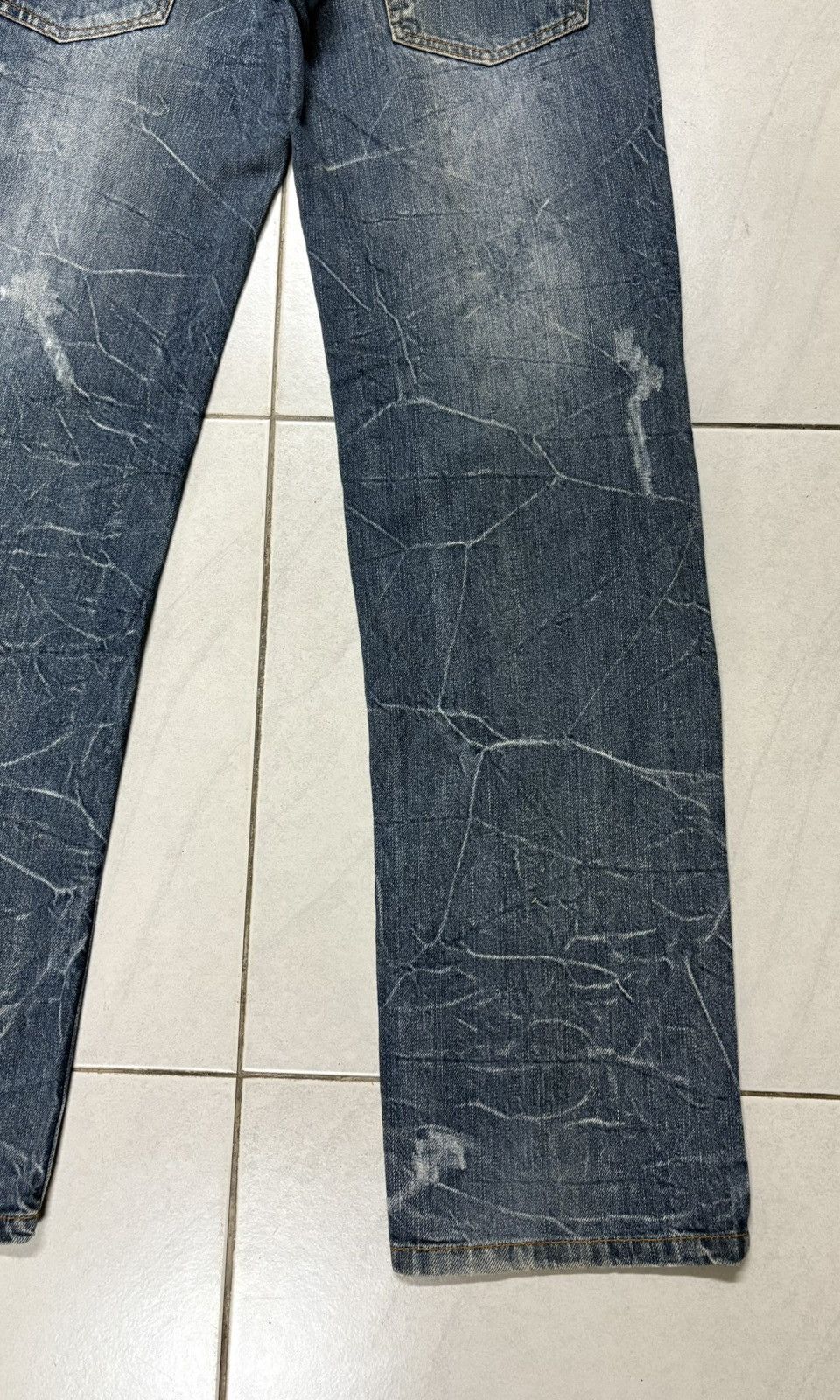 Japanese Brand Japanese International World Streetwear Double Waist Denim Size US 30 / EU 46 - 15 Thumbnail