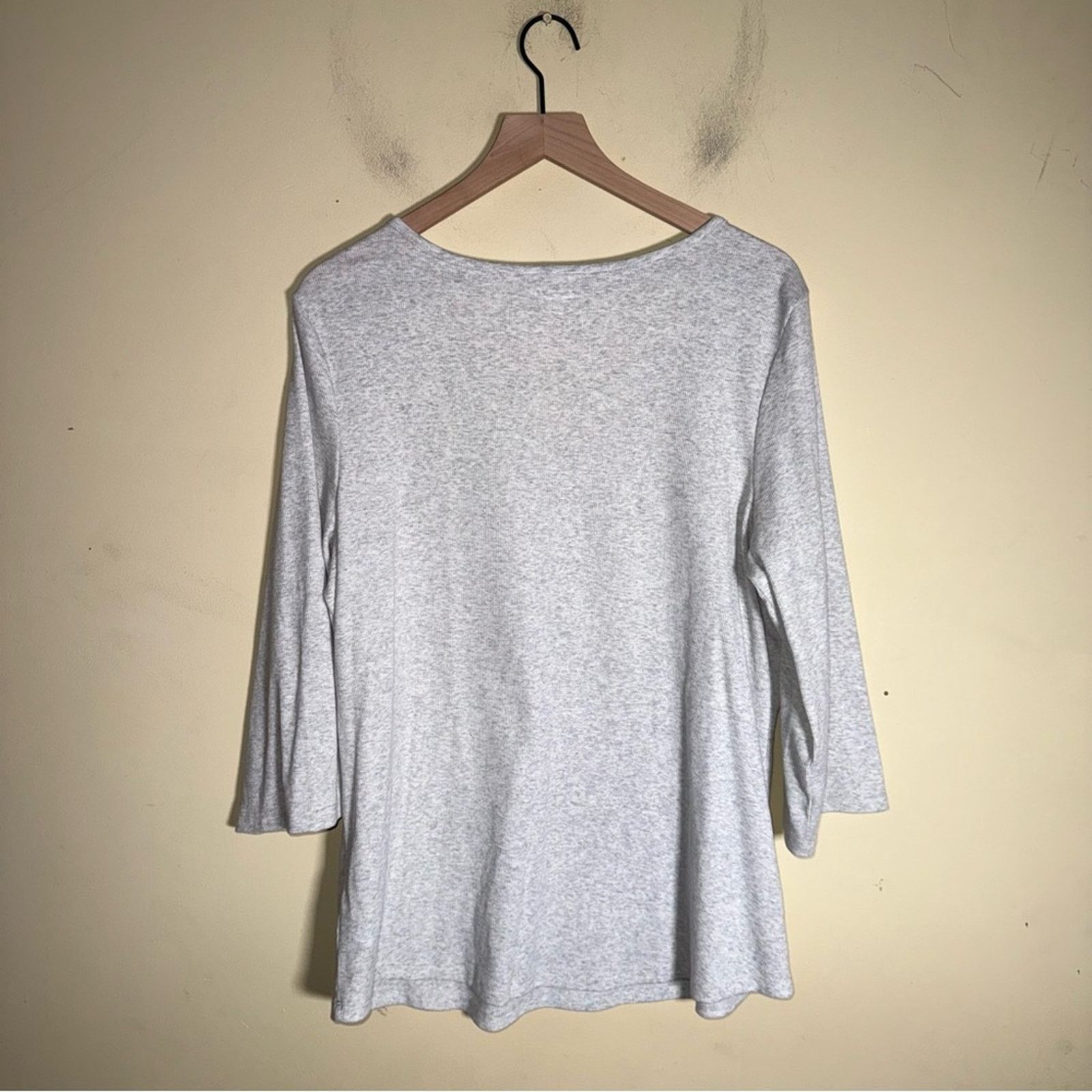 Old Navy NWT OLD NAVY ribbed plus size Henley long sleeve shirt XXL Size XXL / US 16-18 / IT 52-54 - 3 Thumbnail