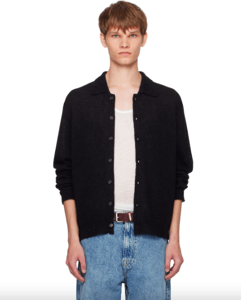 Our Legacy Evening Polo Cardigan Size US L / EU 52-54 / 3 - 4 Thumbnail