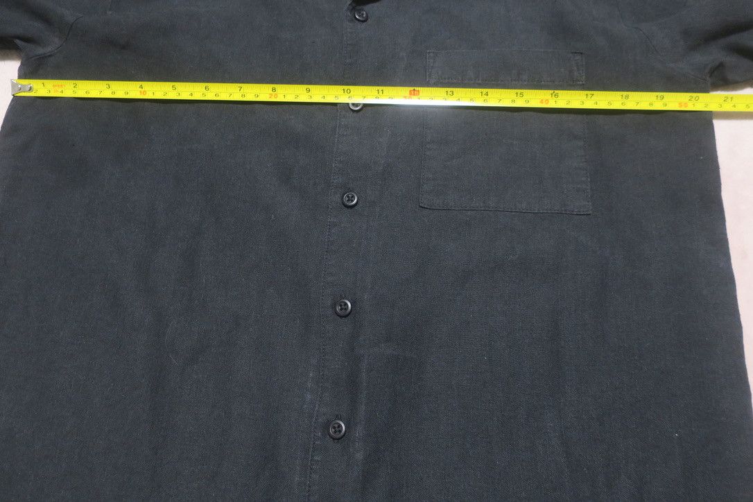 Onia Men's Black Linen Blend Camp Shirt Short Sleeve Size US S / EU 44-46 / 1 - 6 Thumbnail