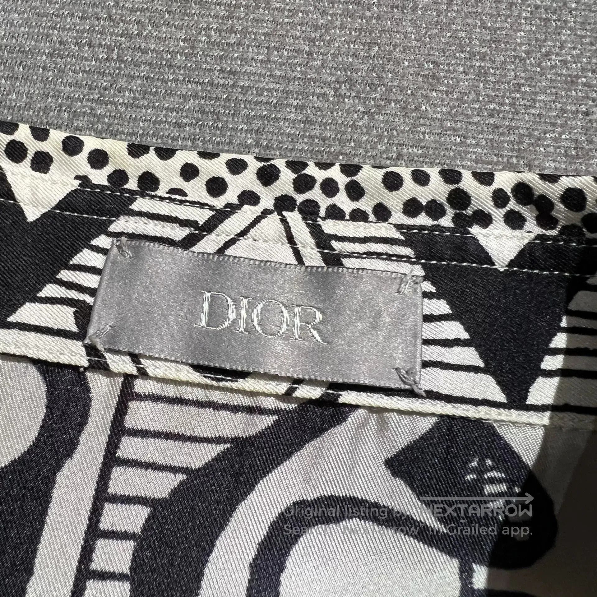 Dior Dior x Stussy Graffiti Floral S/S Shirt. Size US M / EU 48-50 / 2 - 4 Thumbnail