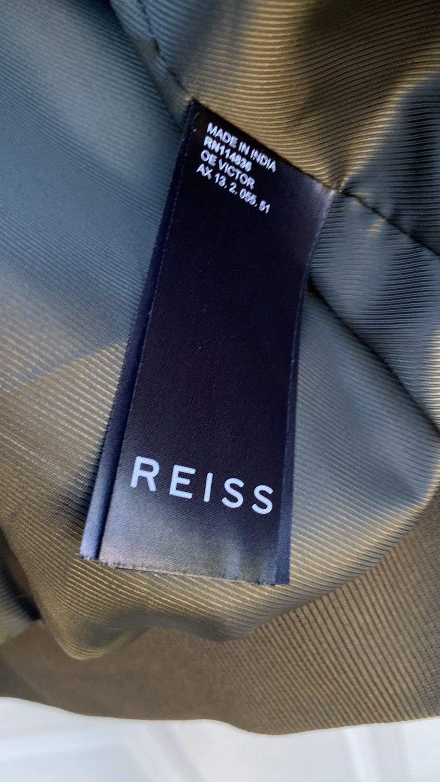 Reiss Reiss Suede Bomber Jacket - Medium - Olive Green Size US M / EU 48-50 / 2 - 9 Thumbnail