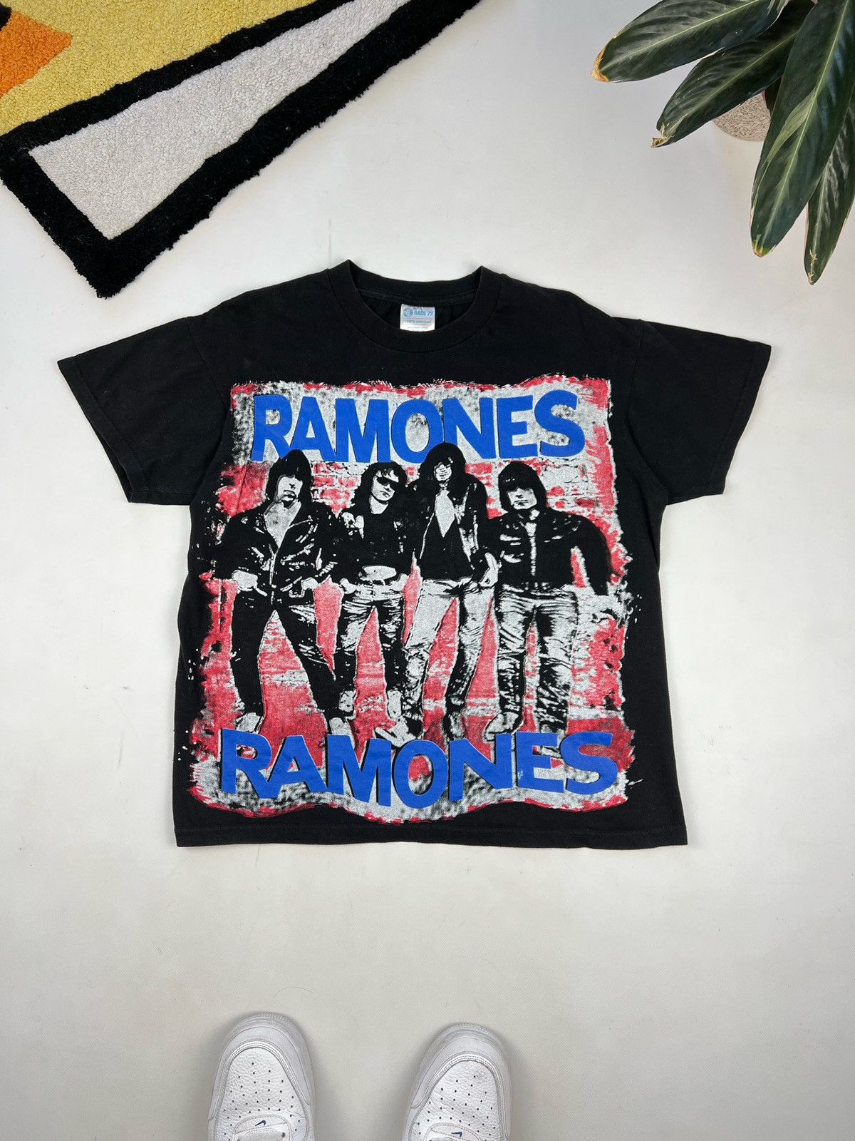 Band Tees × Rock T Shirt × Vintage Vintage Ramones Tee mosquitohead style |  Grailed