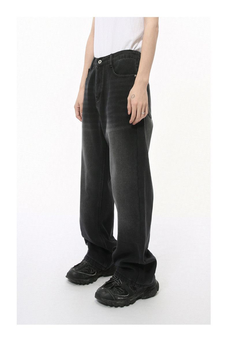 Japanese Brand Japanese retro style Cleanfit straight leg washed jeans Size US 32 / EU 48 - 3 Thumbnail