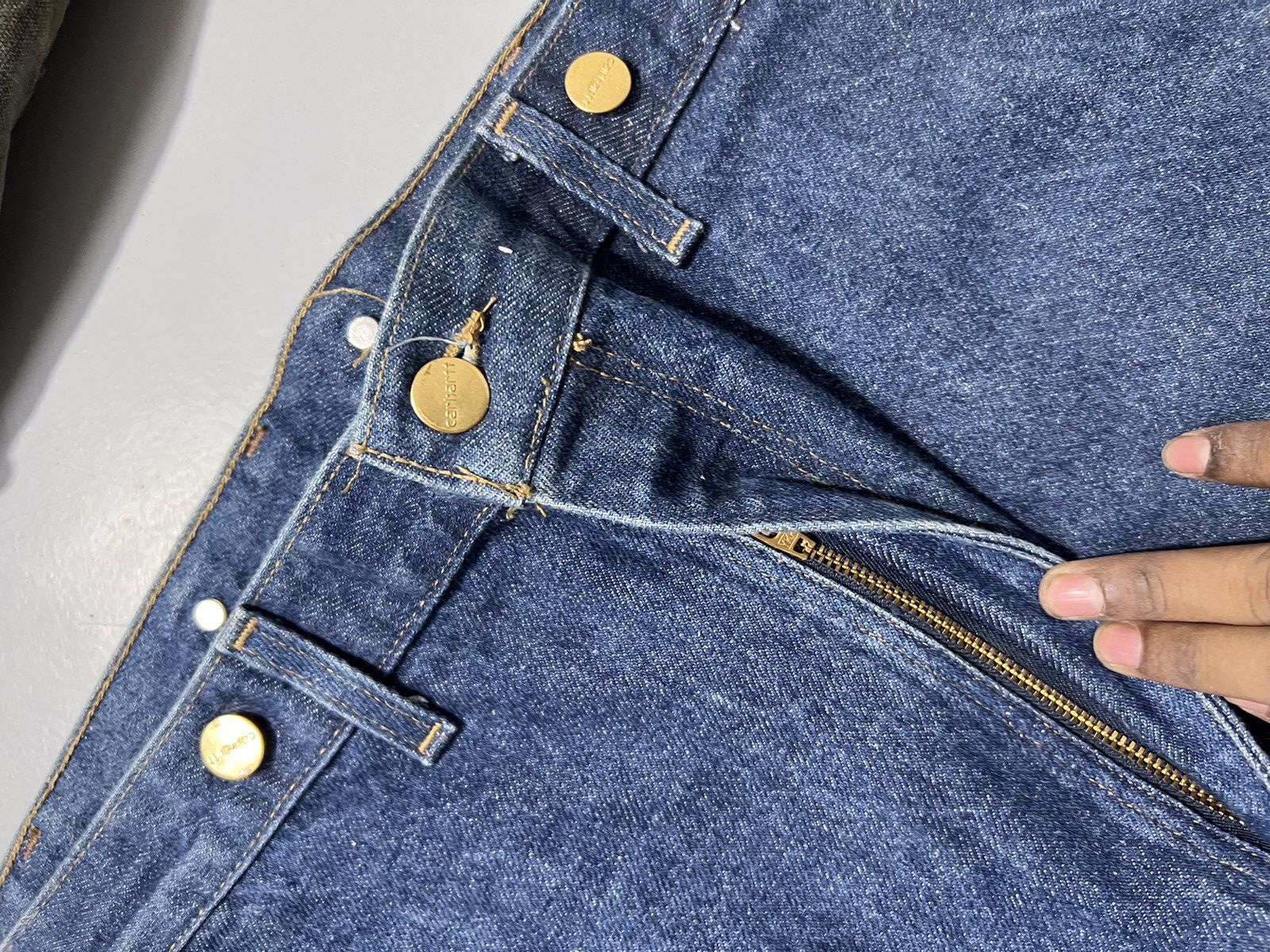 Carhartt 90s Vintage Carhartt double knee workwear denim Size US 42 / EU 58 - 4 Thumbnail