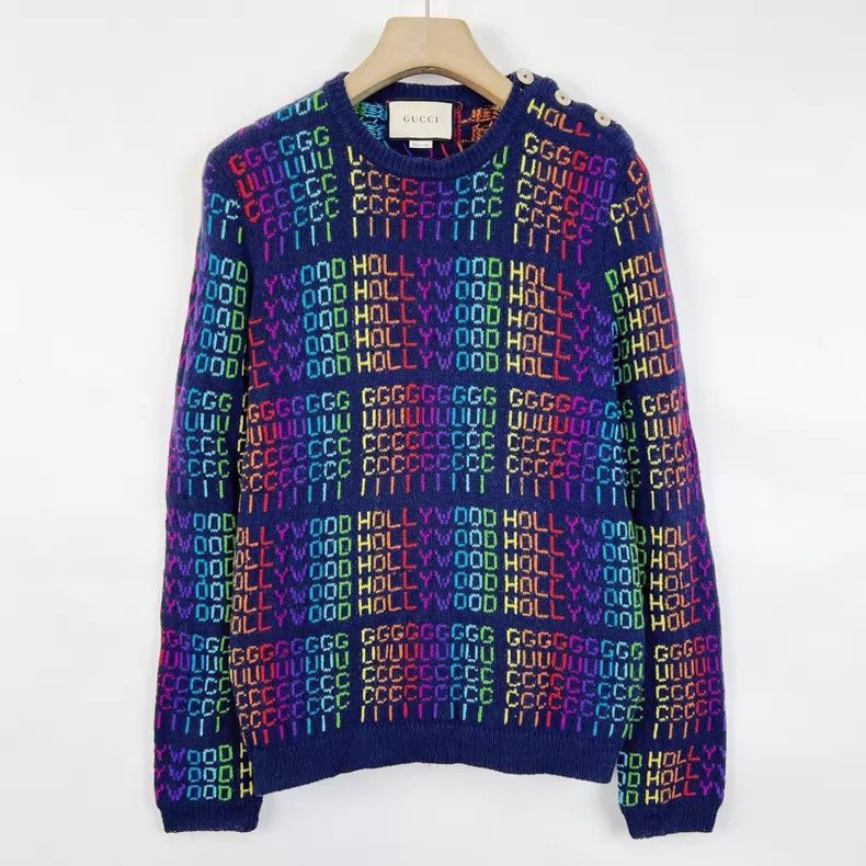 Gucci Gucci Rainbow neon wool knitwear Size US XS / EU 42 / 0 - 1 Thumbnail