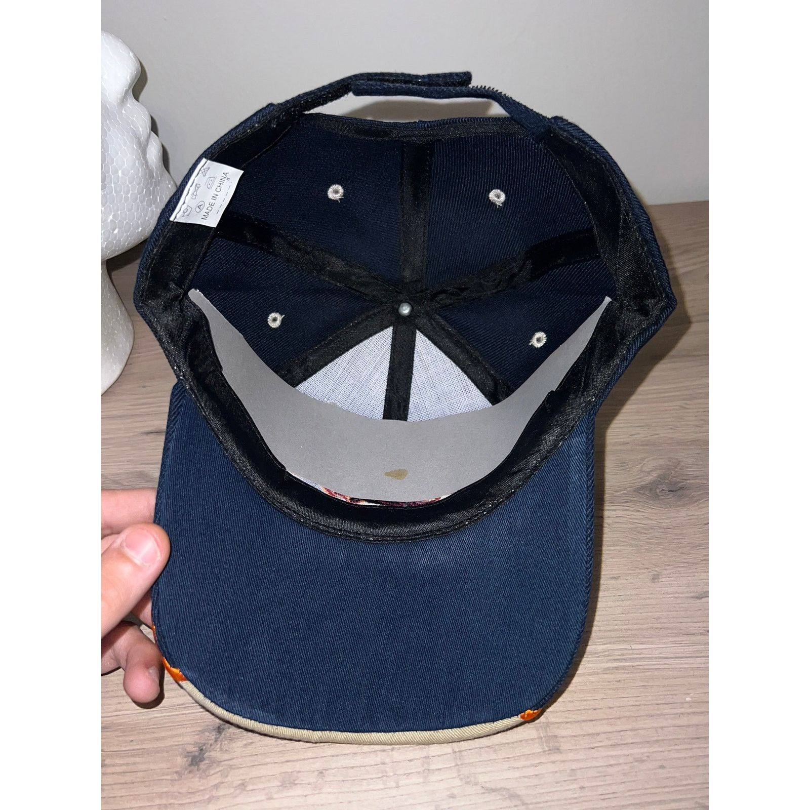 Vintage Y2K Choppers Motorcycle Flames Orange Hat Headwear 2000s OS Size ONE SIZE - 7 Thumbnail