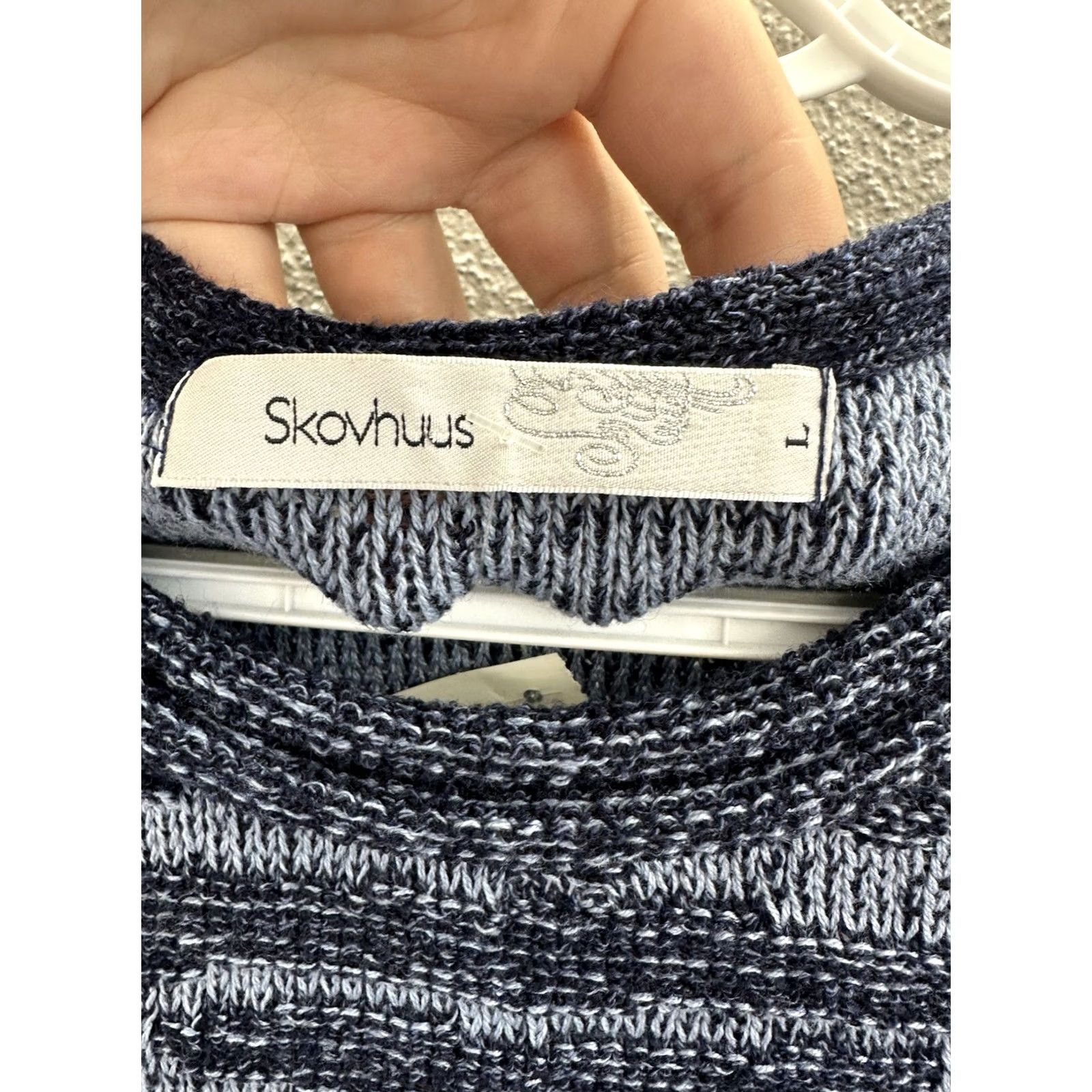 Vintage Skovhuus for T.S. Dobbins Womens Sweater Size Large Blue Rolled Neck NWTs Size L / US 10 / IT 46 - 5 Thumbnail