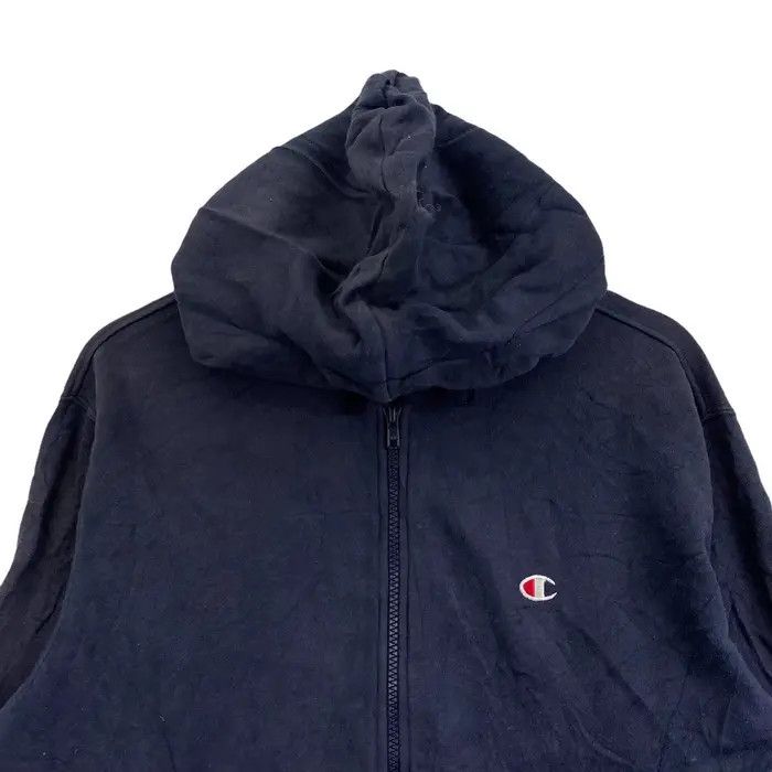 Champion Vtg 90’ CHAMPION PRODUCTS USA Minimalist Blue Hoodie Size US L / EU 52-54 / 3 - 2 Thumbnail