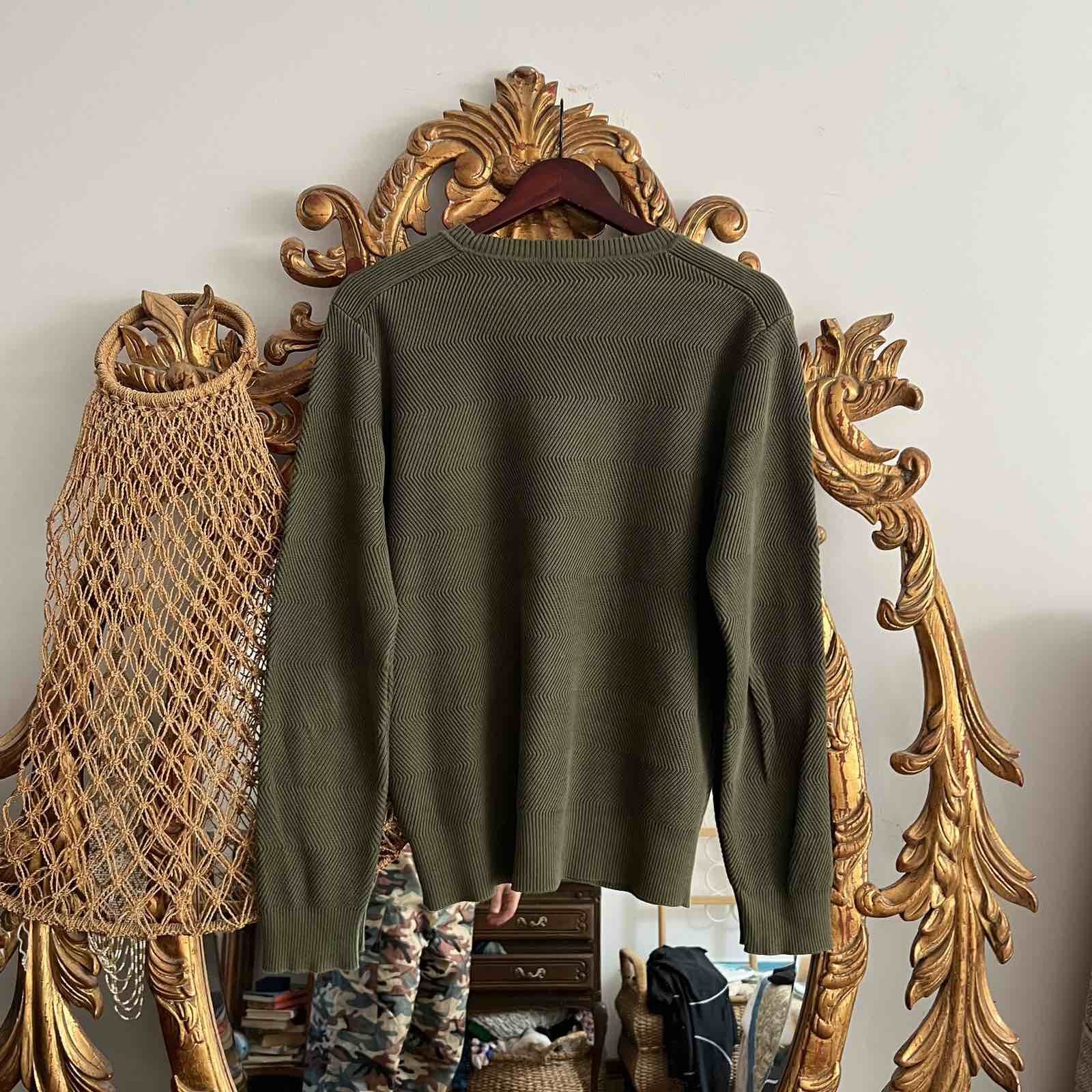 Diesel Vintage Diesel military style knitting sweater sweatshirt Size US L / EU 52-54 / 3 - 2 Thumbnail