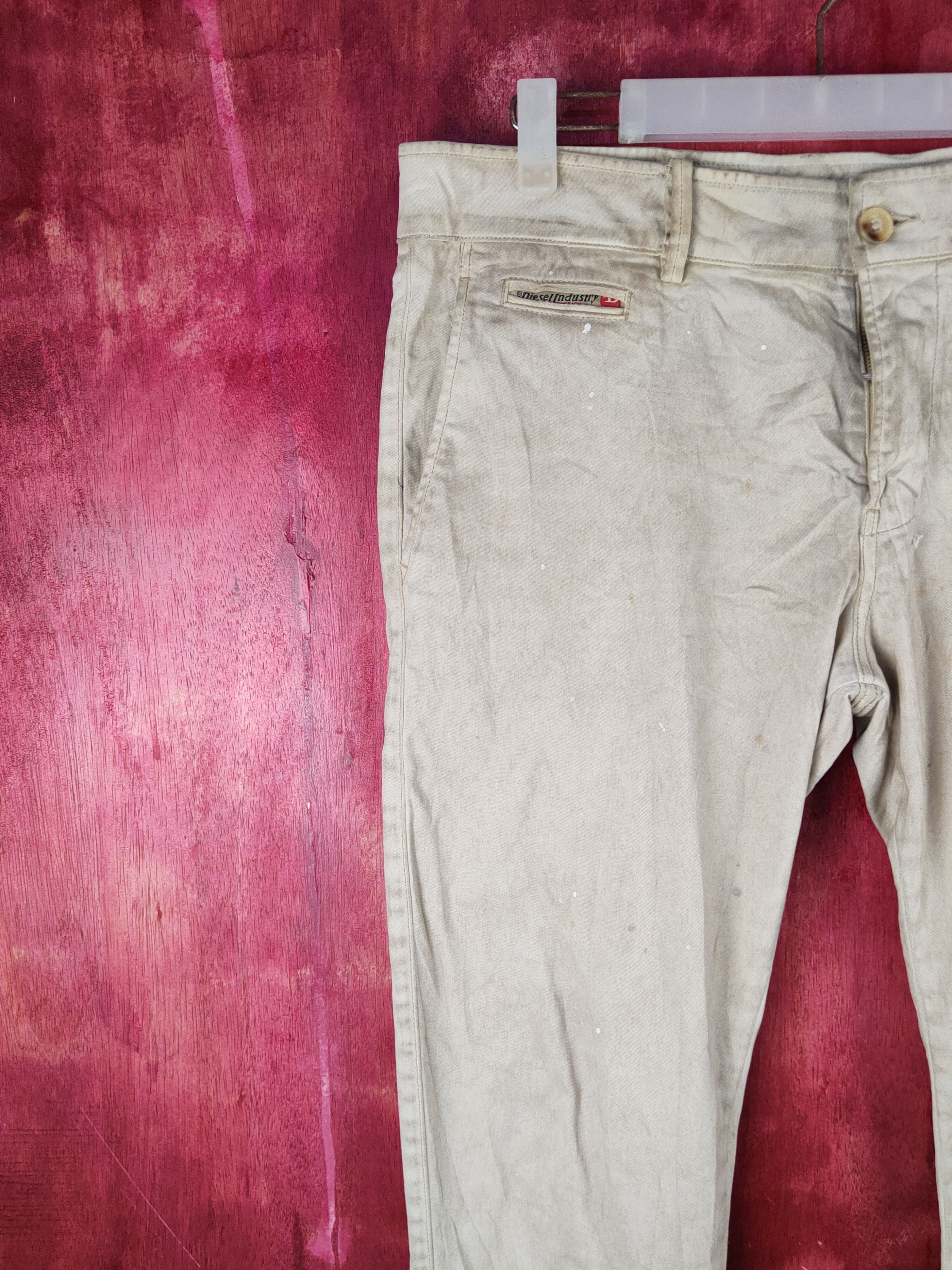 Diesel Diesel Beige Multipocket Casual Pants #S1576 Size US 31 - 4 Thumbnail