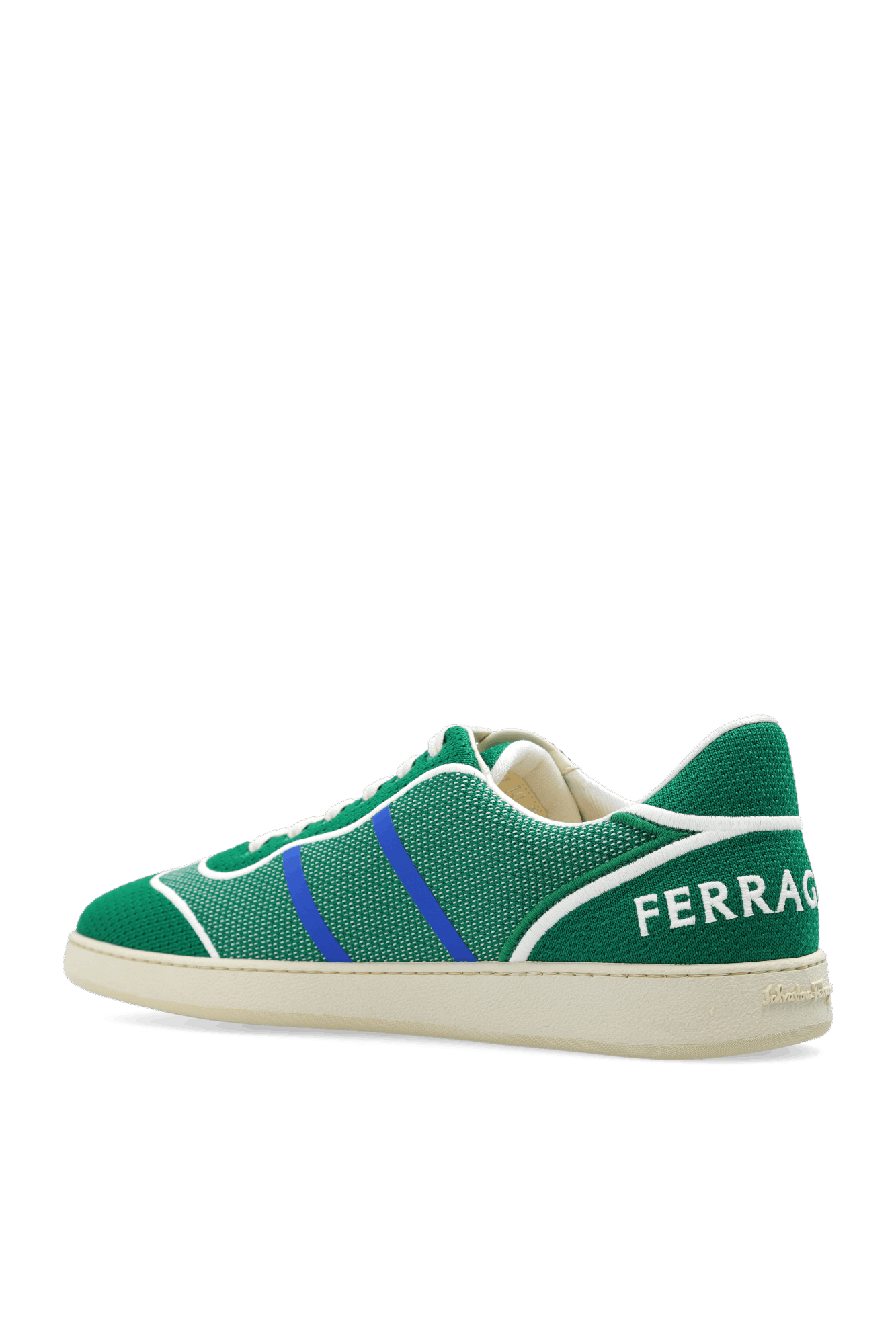 Salvatore Ferragamo o1s1rm0924 Panelled Low-Top Sneakers in Green Size US 6 / EU 39 - 5 Thumbnail