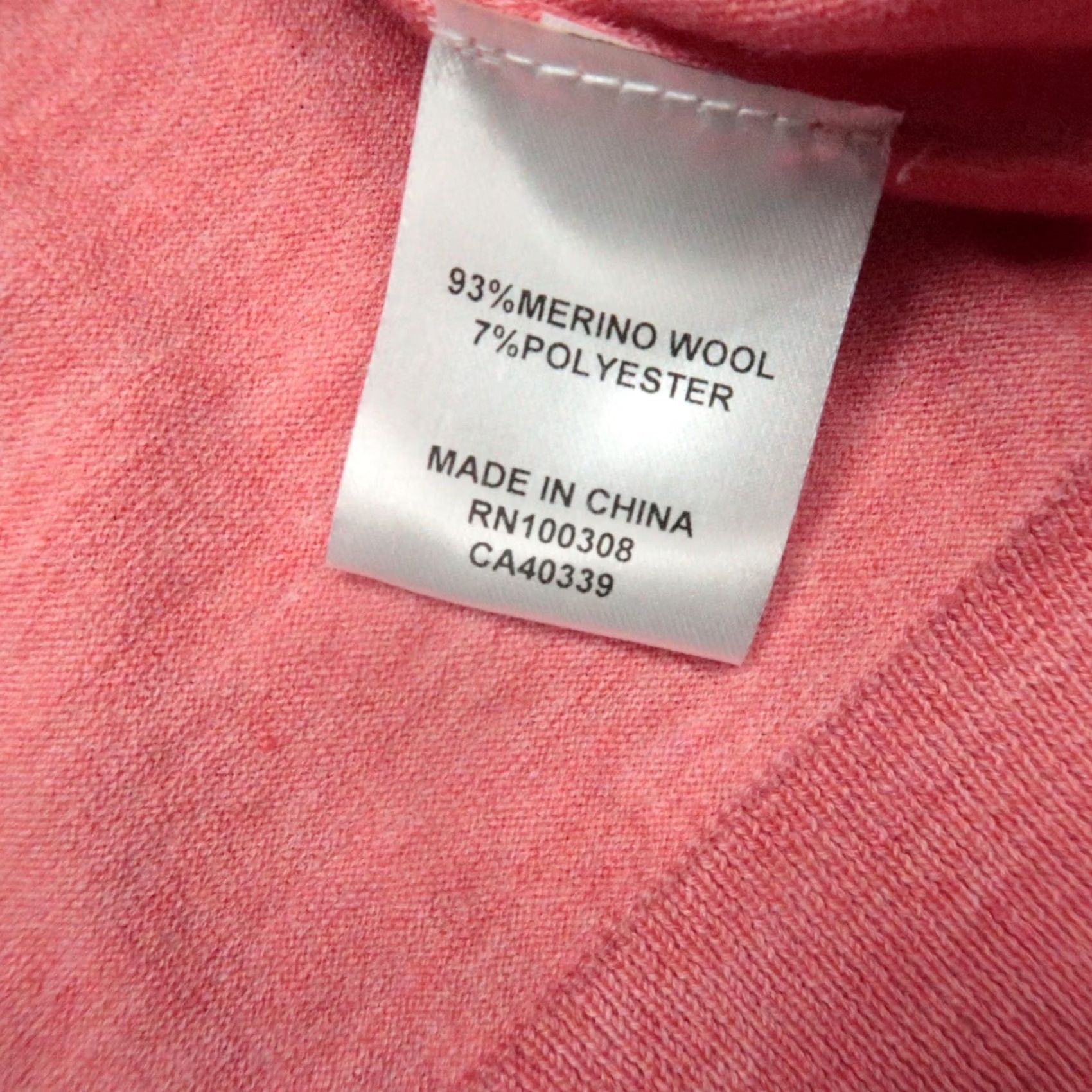 Peter Millar Peter Millar Sweater Men Large Red Pink Excursionist Flex Merino Wool Crew Neck Long Sleeve Pullover All Seasons Lightweight Size US L / EU 52-54 / 3 - 4 Thumbnail