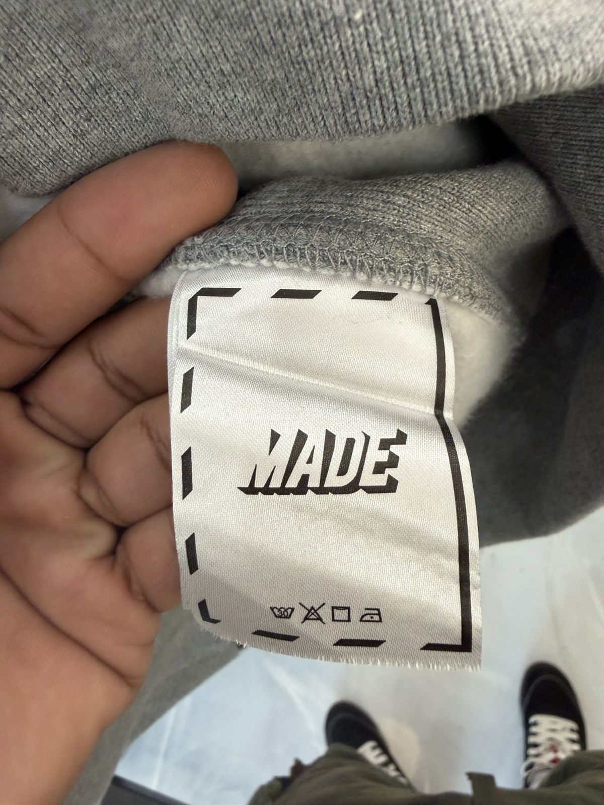 FELT FELT x Carrots by Anwar Carrot “Wordmark” Heather Gry Hoodie Size US XL / EU 56 / 4 - 4 Thumbnail