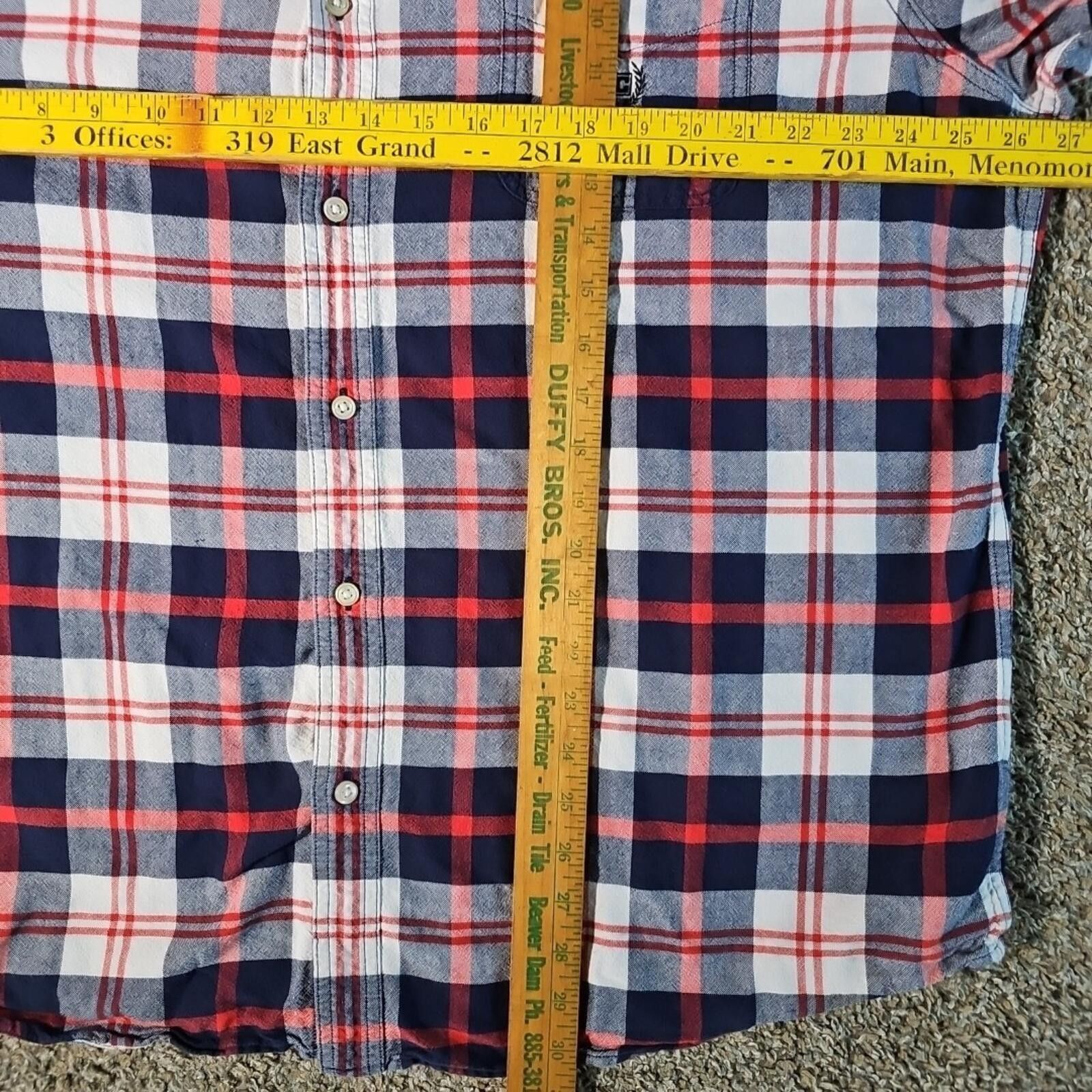 Chaps Chaps XXL Cotton Oxford Button Up Flannel Shirt Size US XXL / EU 58 / 5 - 5 Thumbnail