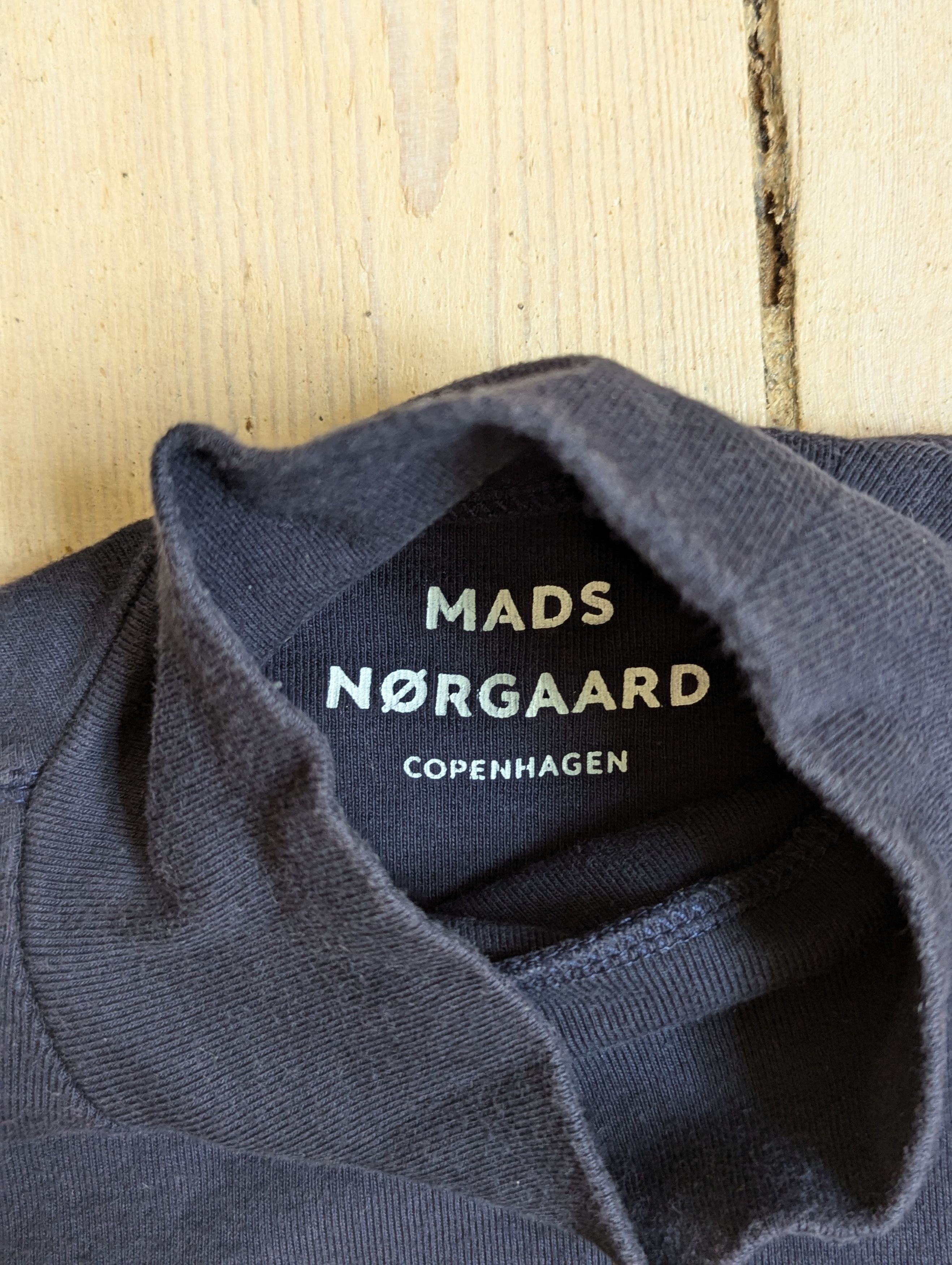 Mads Norgaard Mads Nørgaard Stelt Navy Sweatshirt Rollneck Size US M / EU 48-50 / 2 - 3 Thumbnail