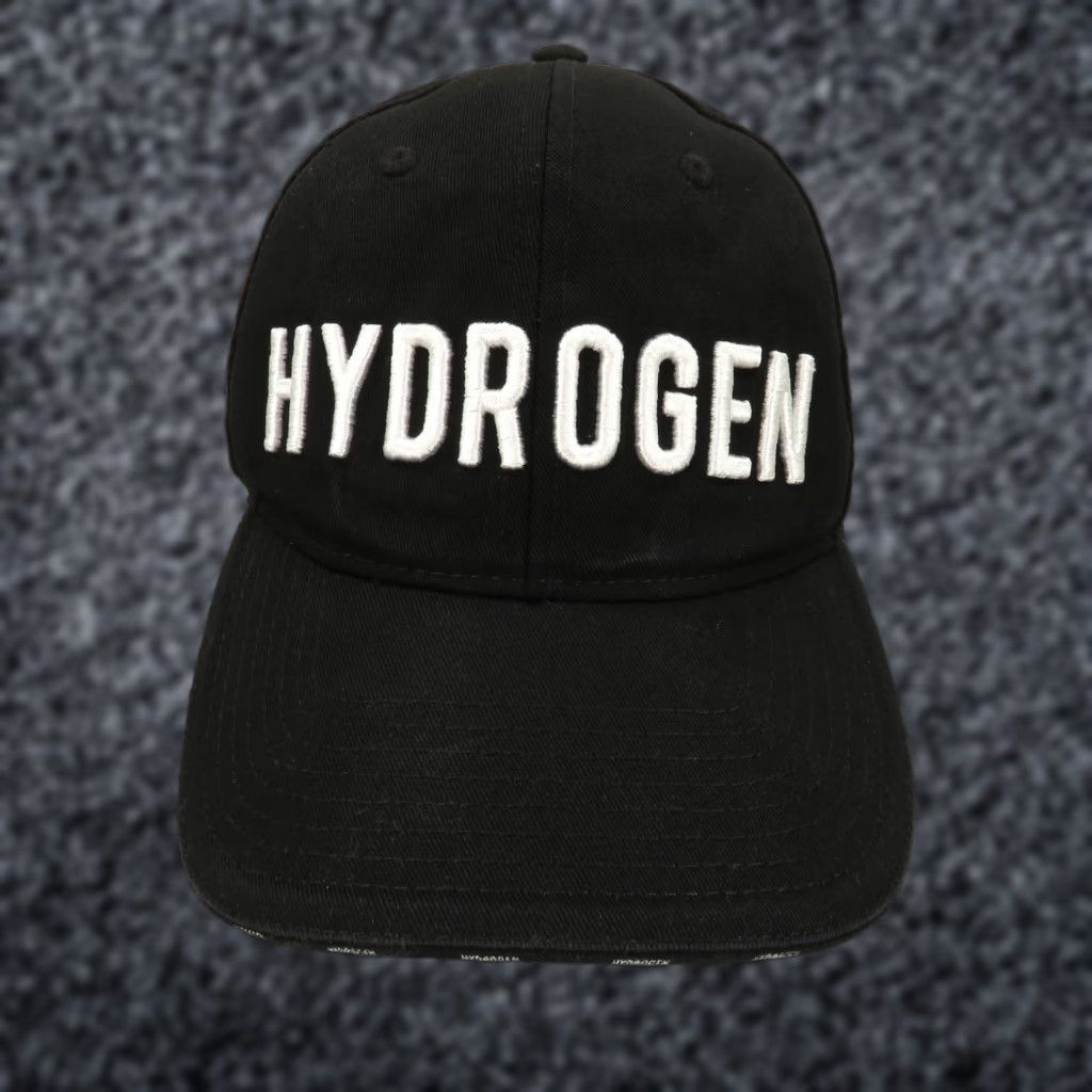 HYDROGEN Hydrogen Hat Cap Black 100% Cotton Strapback Adjustable Tennis Men OS Adult Logo Baseball Cap Size ONE SIZE - 1 Thumbnail
