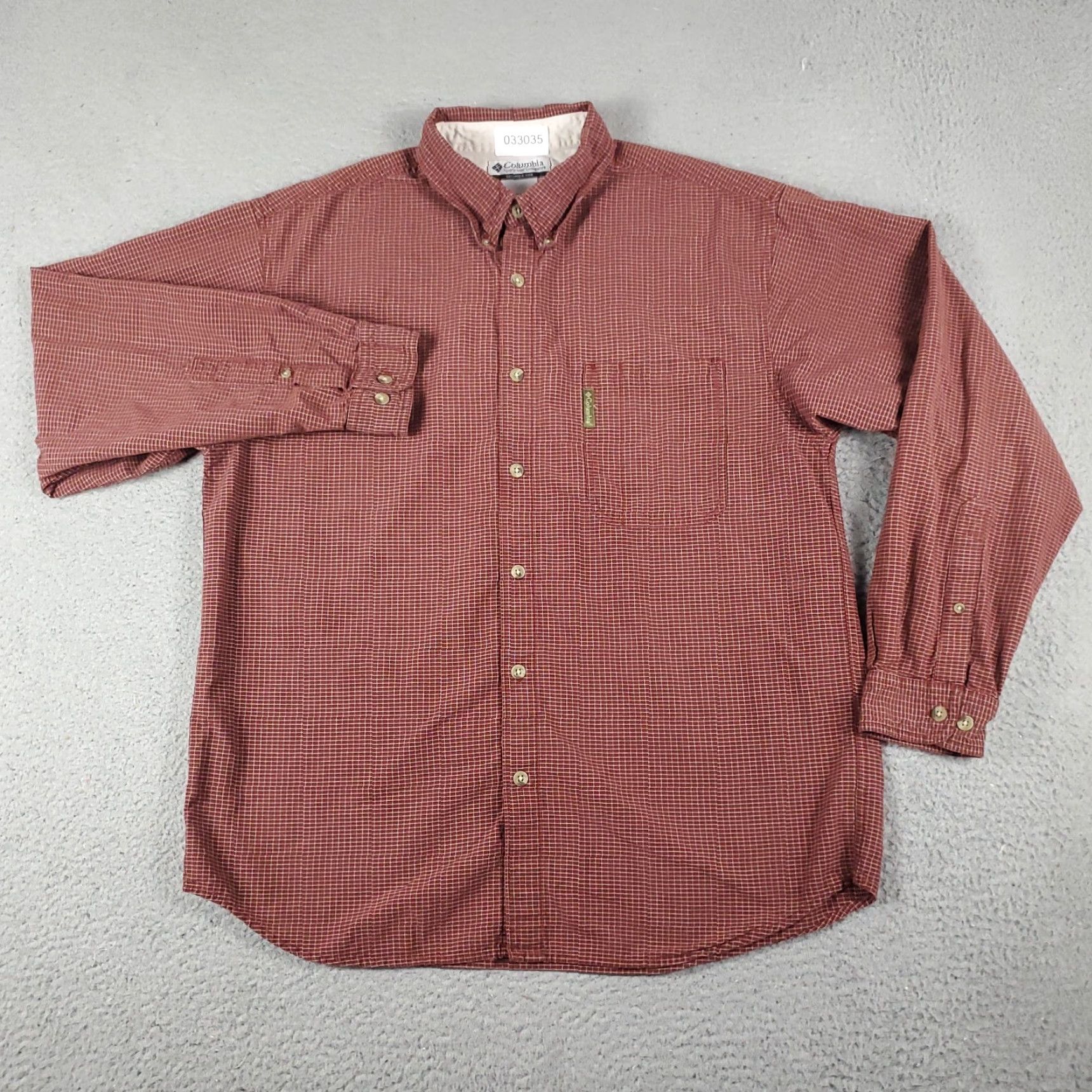 Vintage Columbia Shirt Mens Size Large Red Check Casual Button Up Long Sleeve Size US L / EU 52-54 / 3 - 3 Thumbnail