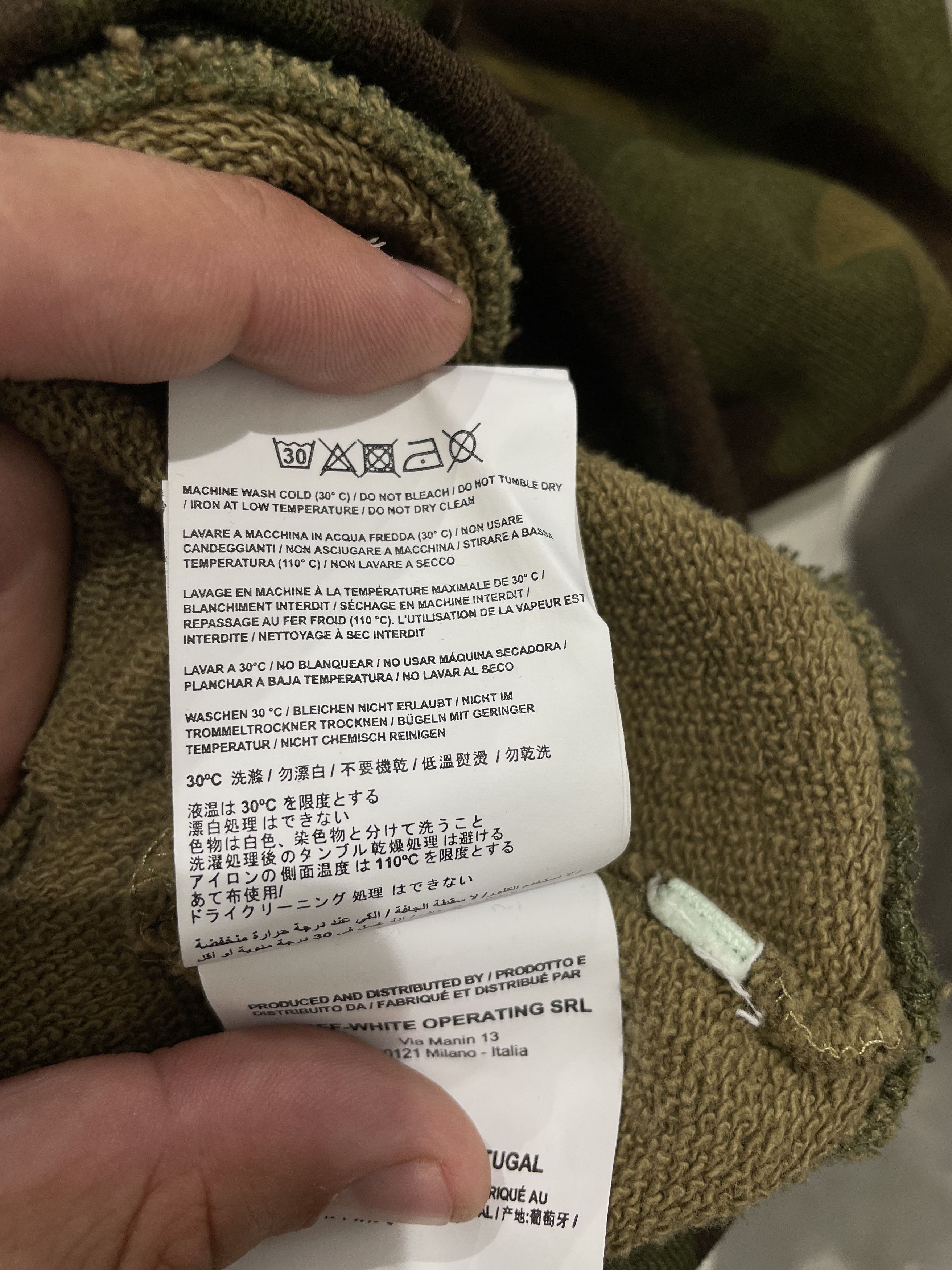 Off-White Off White Crewneck Duck Camo Used Medium (Runs Big) Size US M / EU 48-50 / 2 - 6 Thumbnail