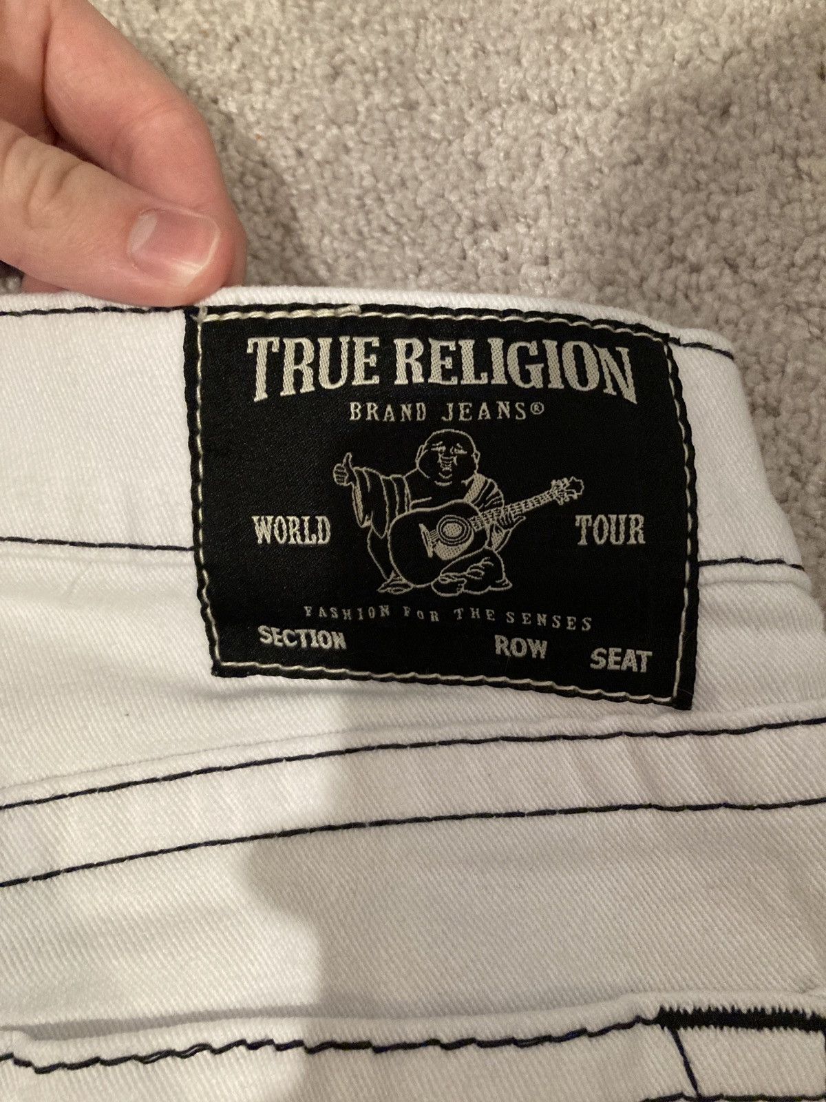 True Religion True Religion Vintage White Jeans Size US 29 - 4 Thumbnail