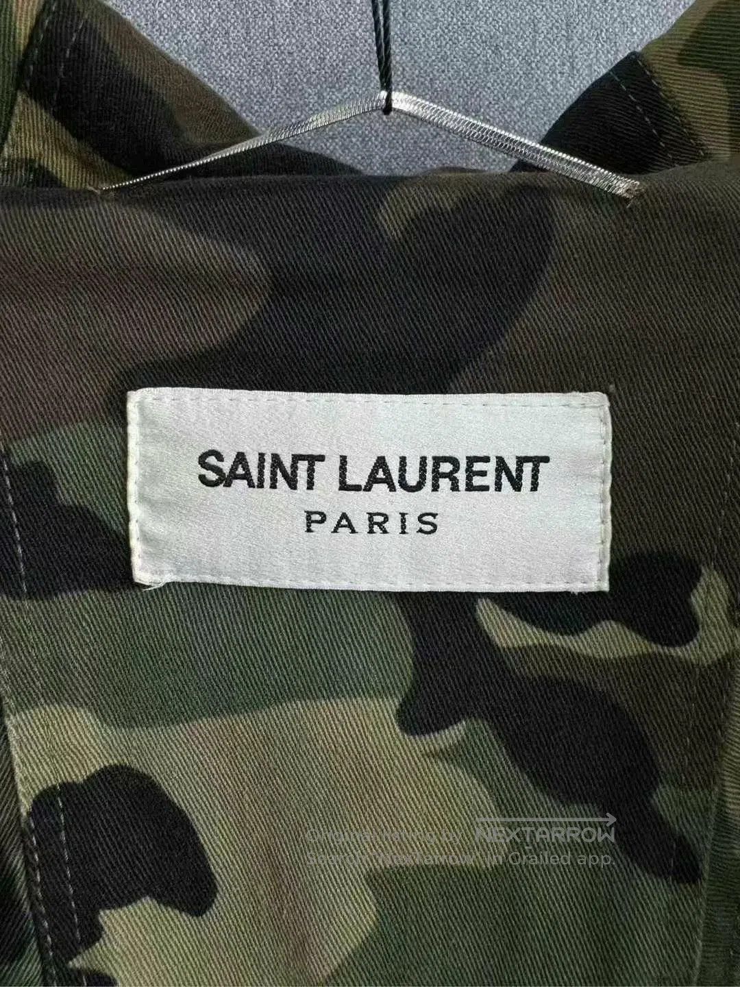 Saint Laurent Paris camouflage embroidered coat by saint laurent. Size US S / EU 44-46 / 1 - 4 Thumbnail