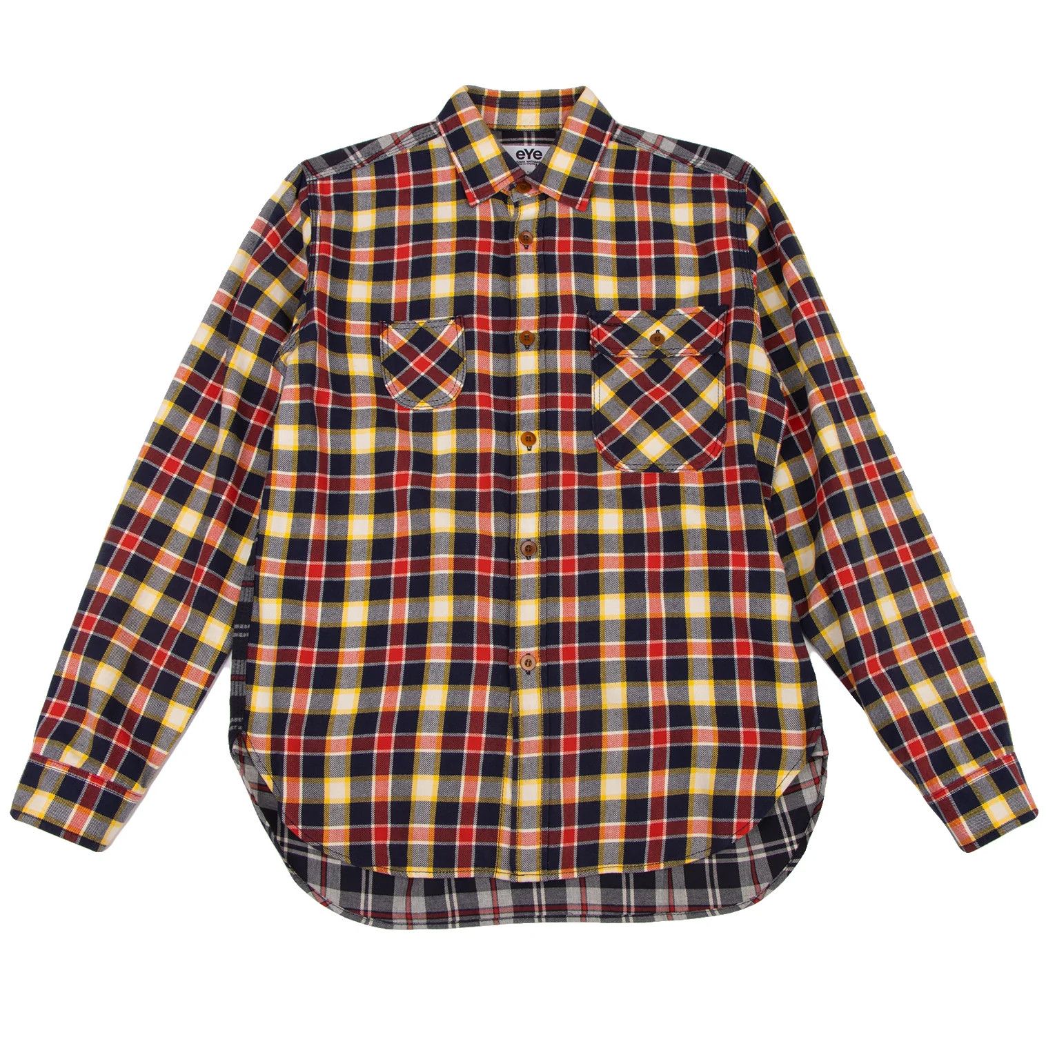 Junya Watanabe Checkered Flannel Shirt in Yellow and Red, Size XS Size US XS / EU 42 / 0 - 1 Thumbnail