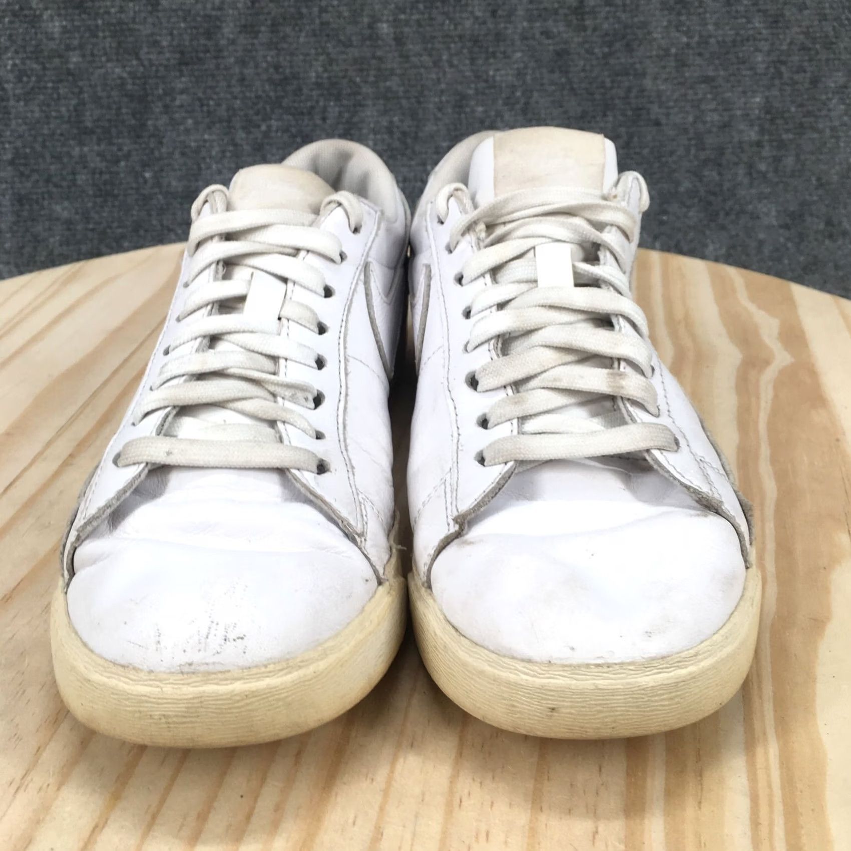 Nike Nike Blazer LE Low Top Shoes White Leather Lace Up Comfort Sneakers Womens 8 Size M / US 6-8 / IT 42-44 - 7 Thumbnail