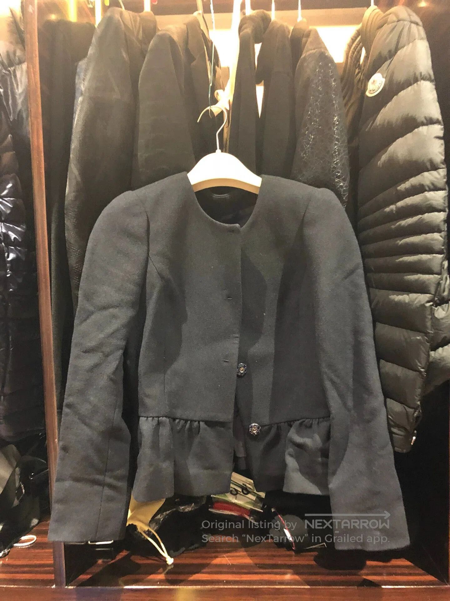 Valentino Red Valentino Black Coat Small Size. Size US XS / EU 42 / 0 - 6 Thumbnail
