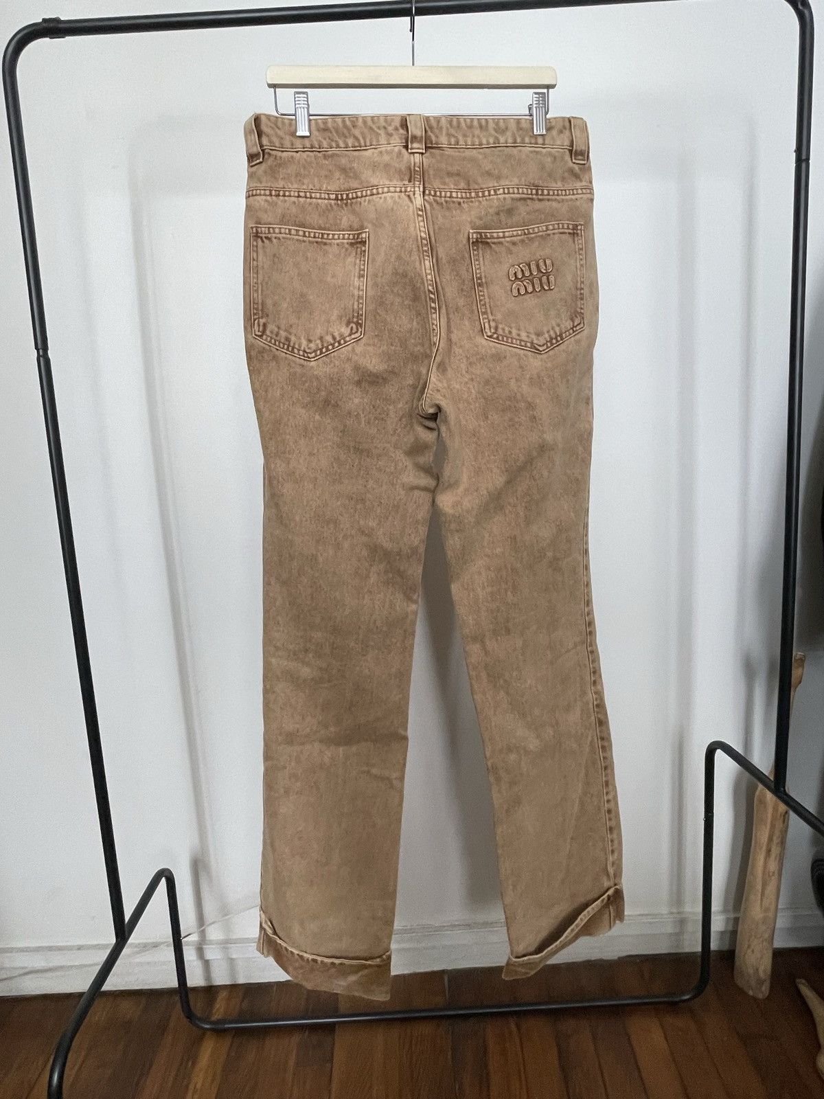Miu Miu Very Rare Miu Miu Marbleized SS23 jeans Size US 33 - 2 Thumbnail