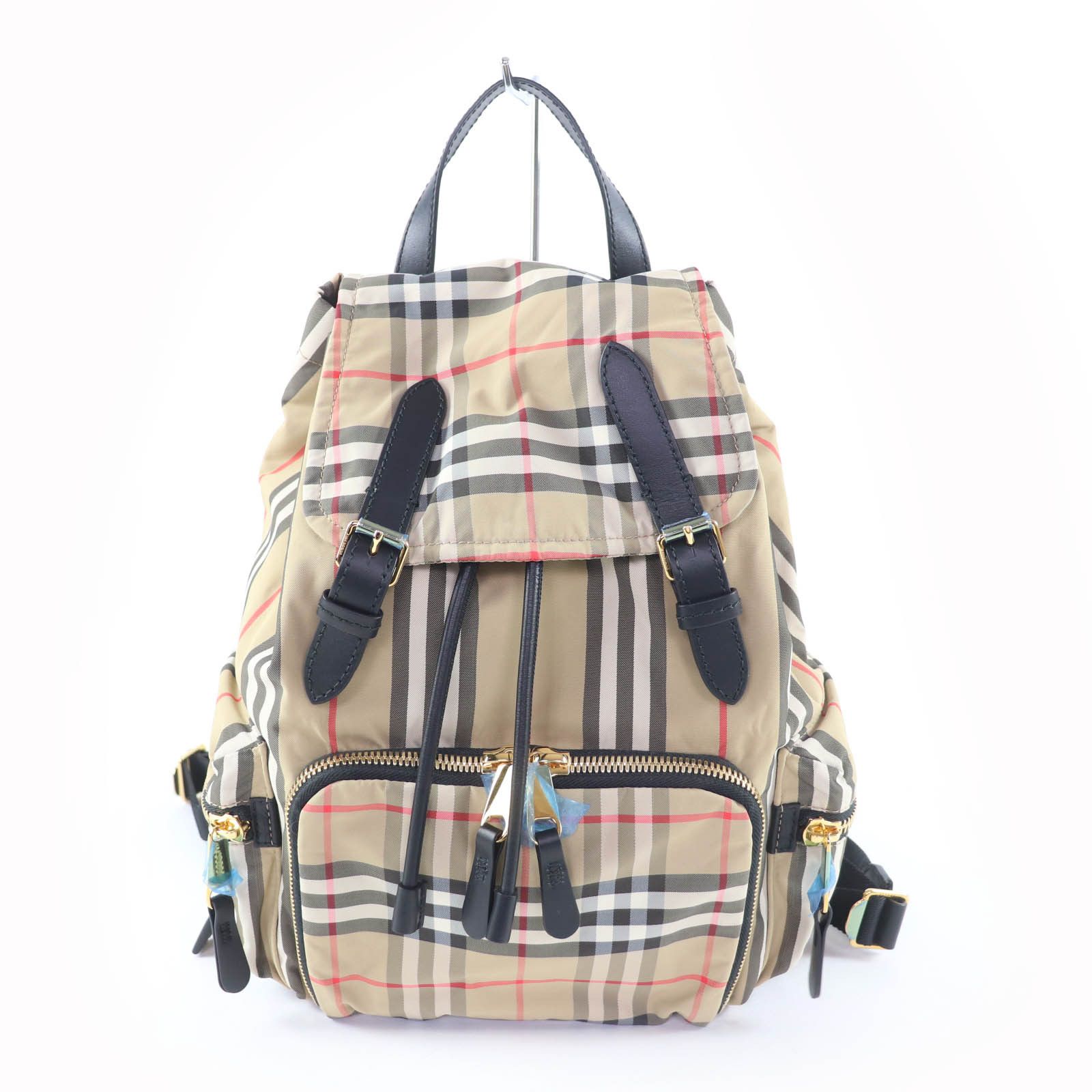 Burberry Burberry Burberry Nova Check Polyamide Backpack Plastic / Synthetic Backpack 8032709 DUTY FREE for USA Size ONE SIZE - 1 Thumbnail