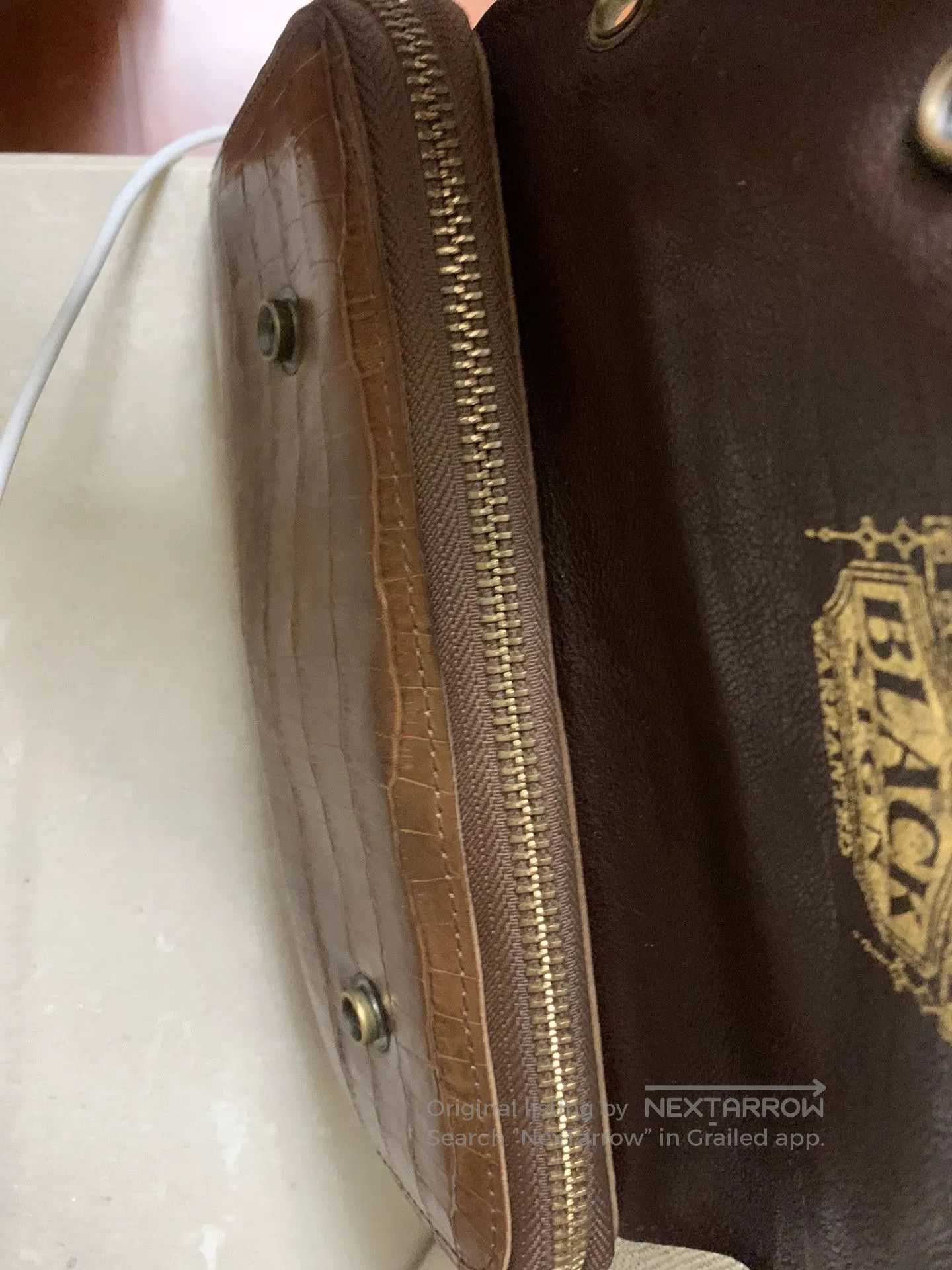 BLACK SIGN Black Wallet with Chain Option. Size ONE SIZE - 7 Thumbnail