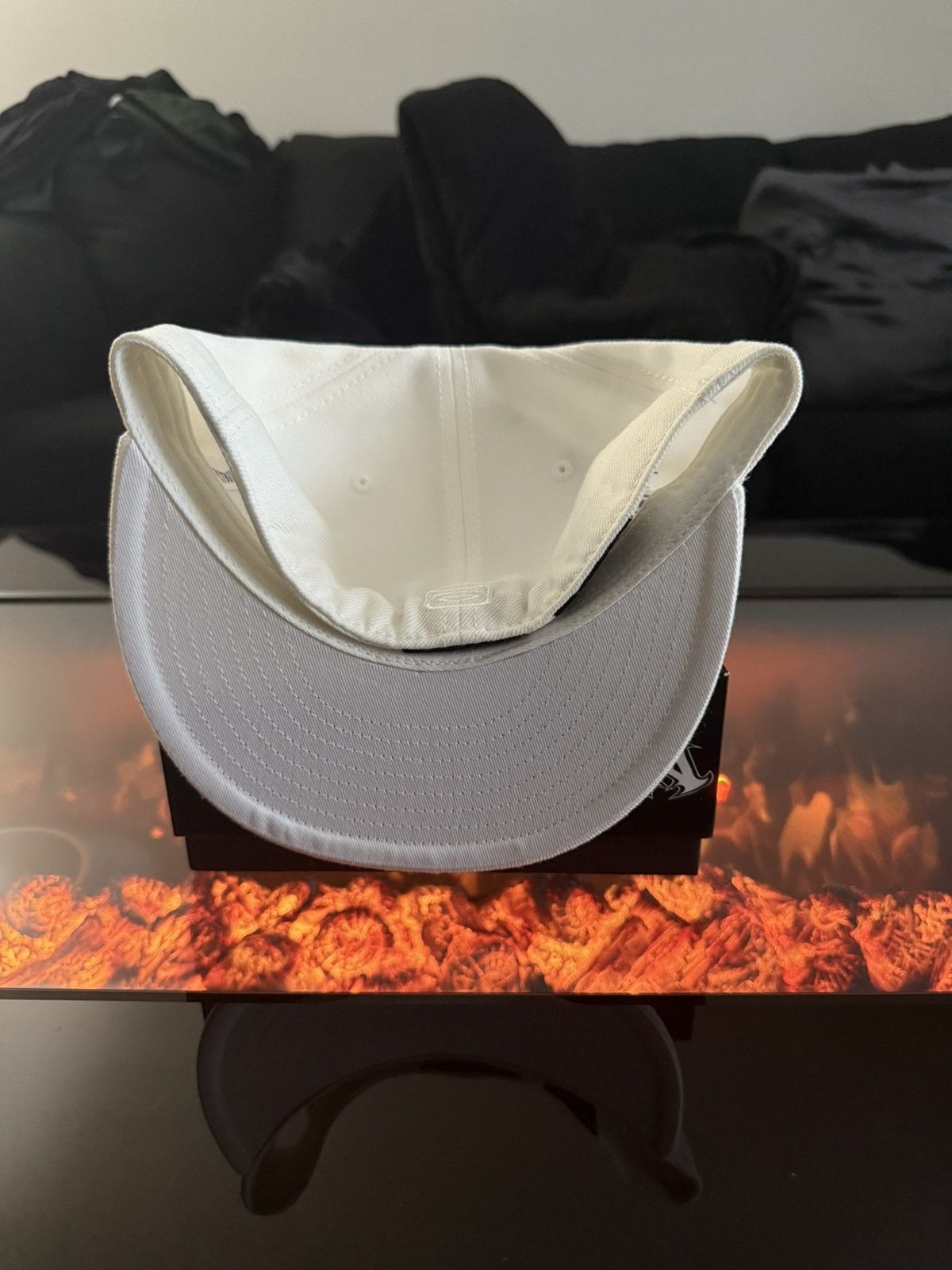 Playboi Carti YVL White on White New Era Logo 7 1/4 Size ONE SIZE - 5 Thumbnail