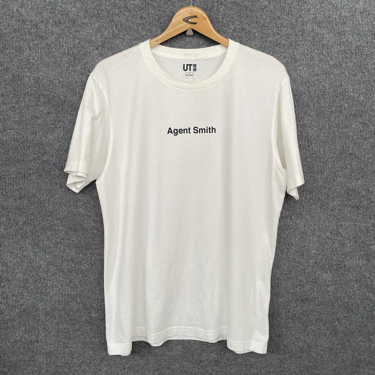 Japanese Brand × Vintage The Matrix Movie Agent Smith x Uniqlo T Shirt Size US L / EU 52-54 / 3 - 5 Thumbnail