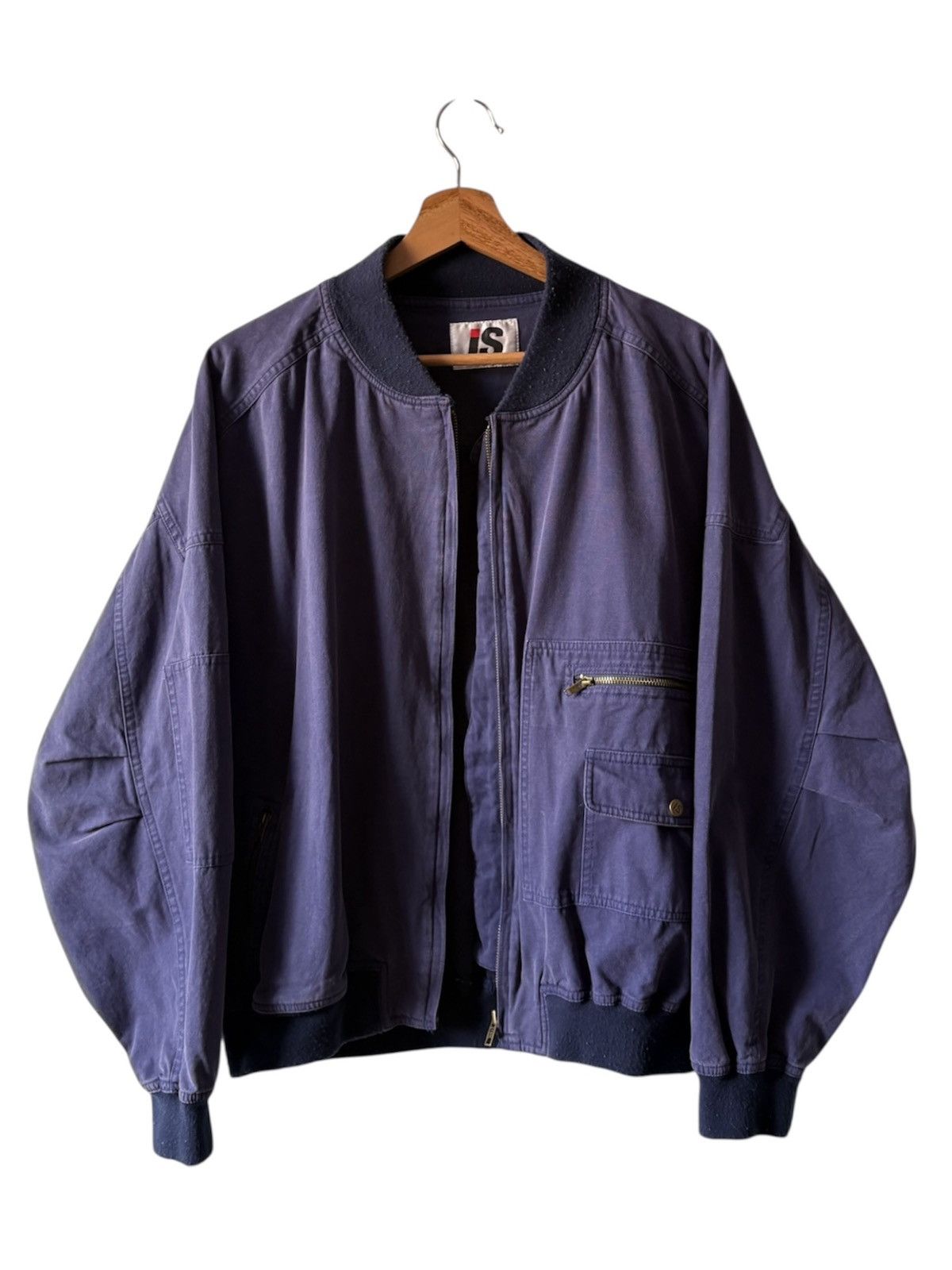Issey Miyake Vintage Issey Miyake Care Label Bomber Jacket Size US L / EU 52-54 / 3 - 4 Thumbnail